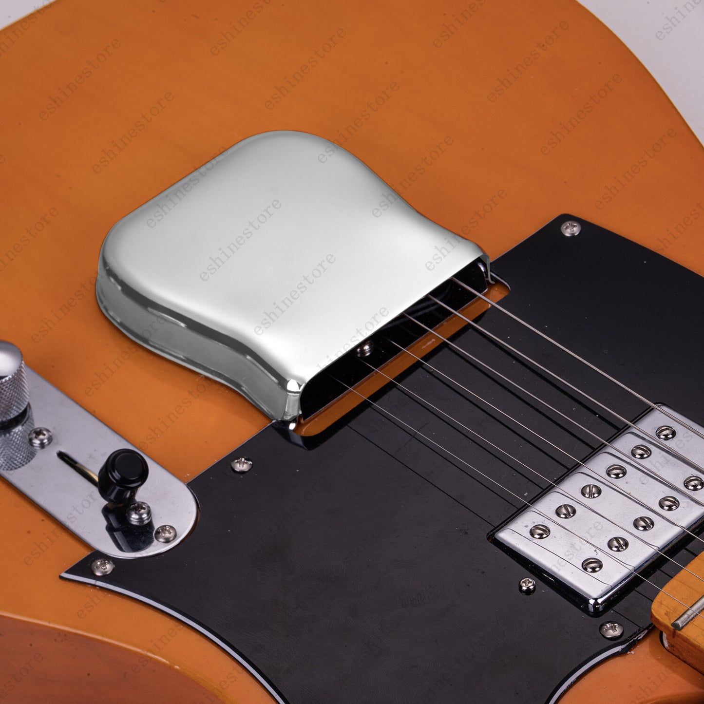 1 Pcs Vintage Ashtray Tele Bridge Cover Protector for Fender Telecaster Chrome