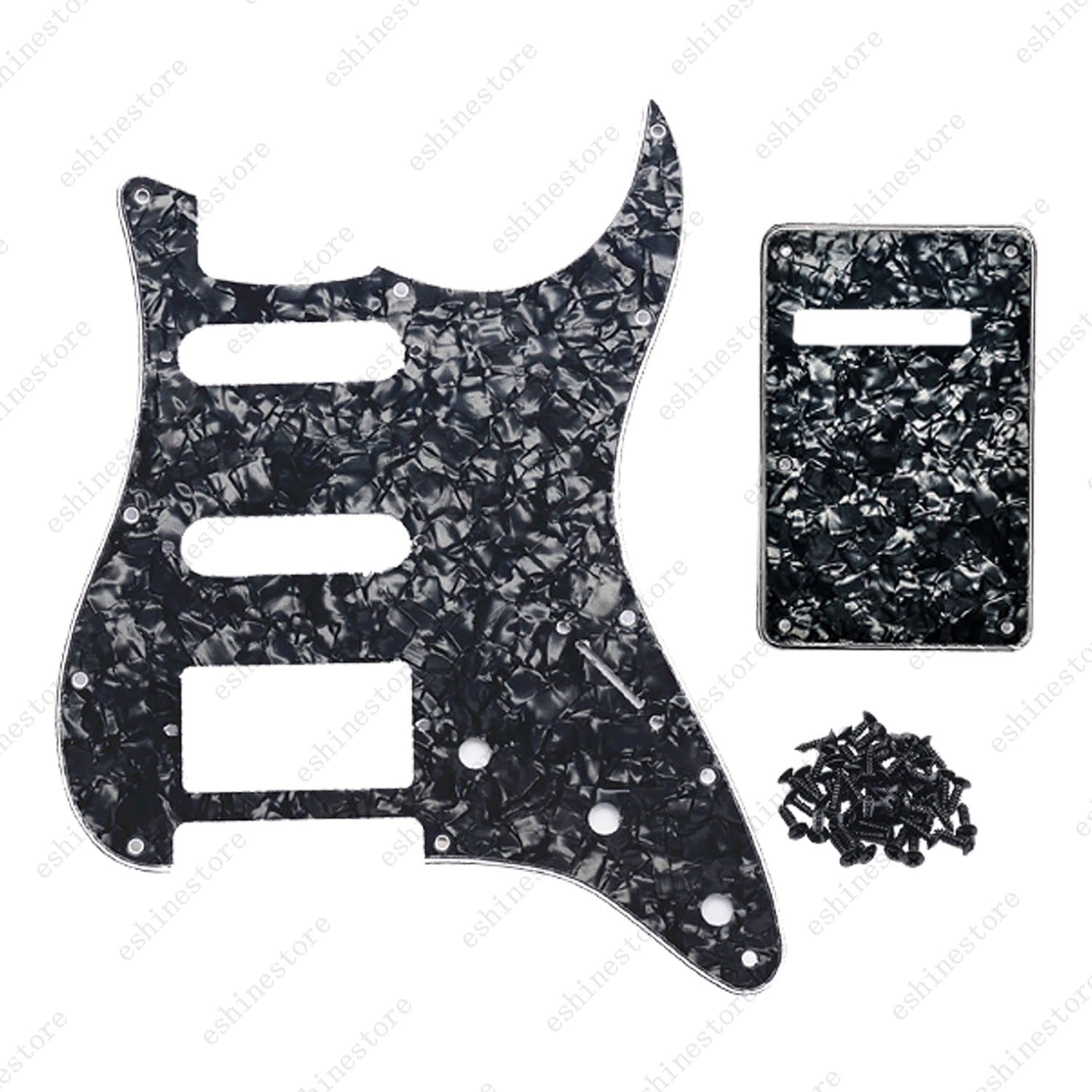 11 Hole SSH 3 Ply Guitar Pickguard & Back Plate Multi Colors For Stratocaster