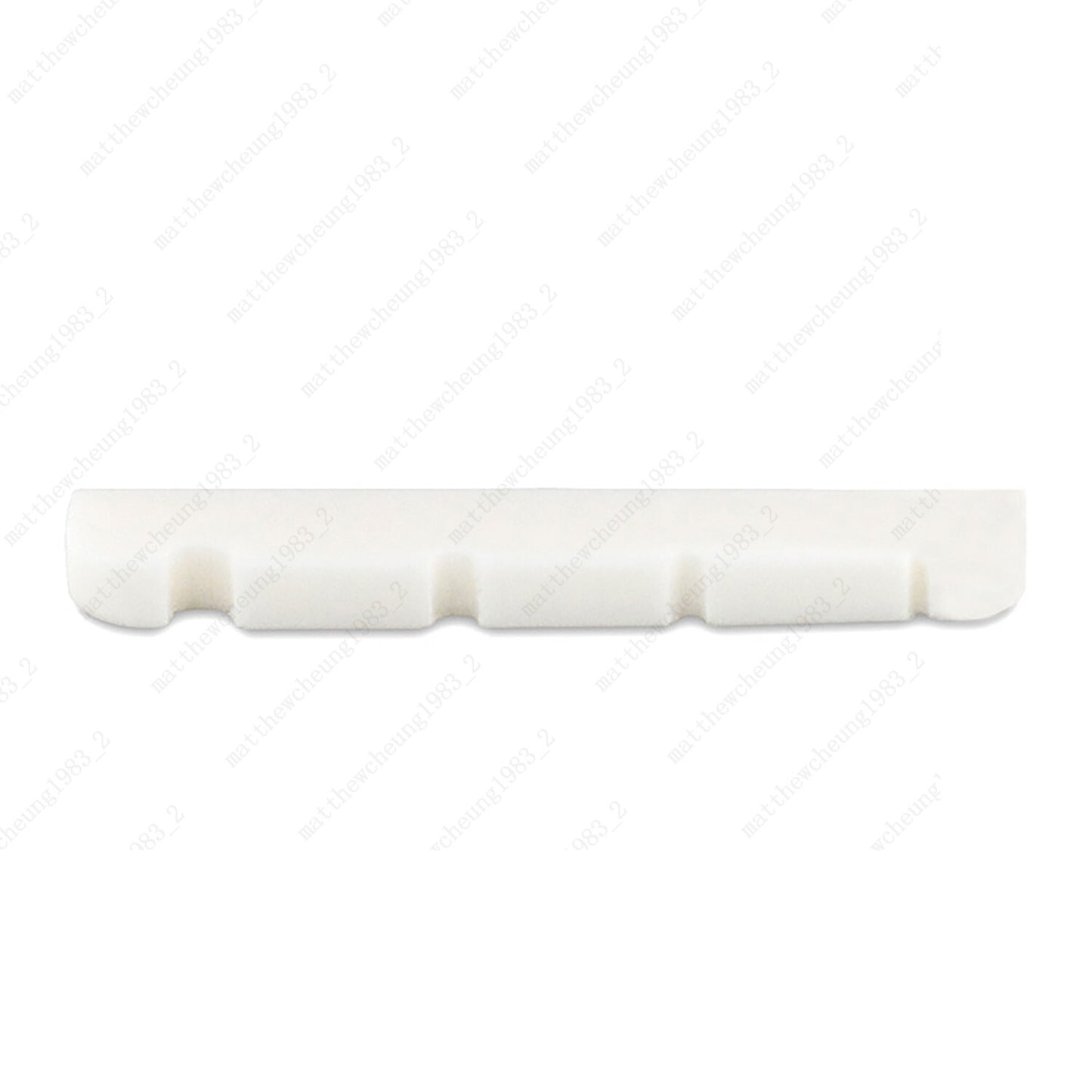 2x 1.65" / 42mm Bass Slotted Flat Bottom Bone Nut 4 String For MUSTANG P Bass