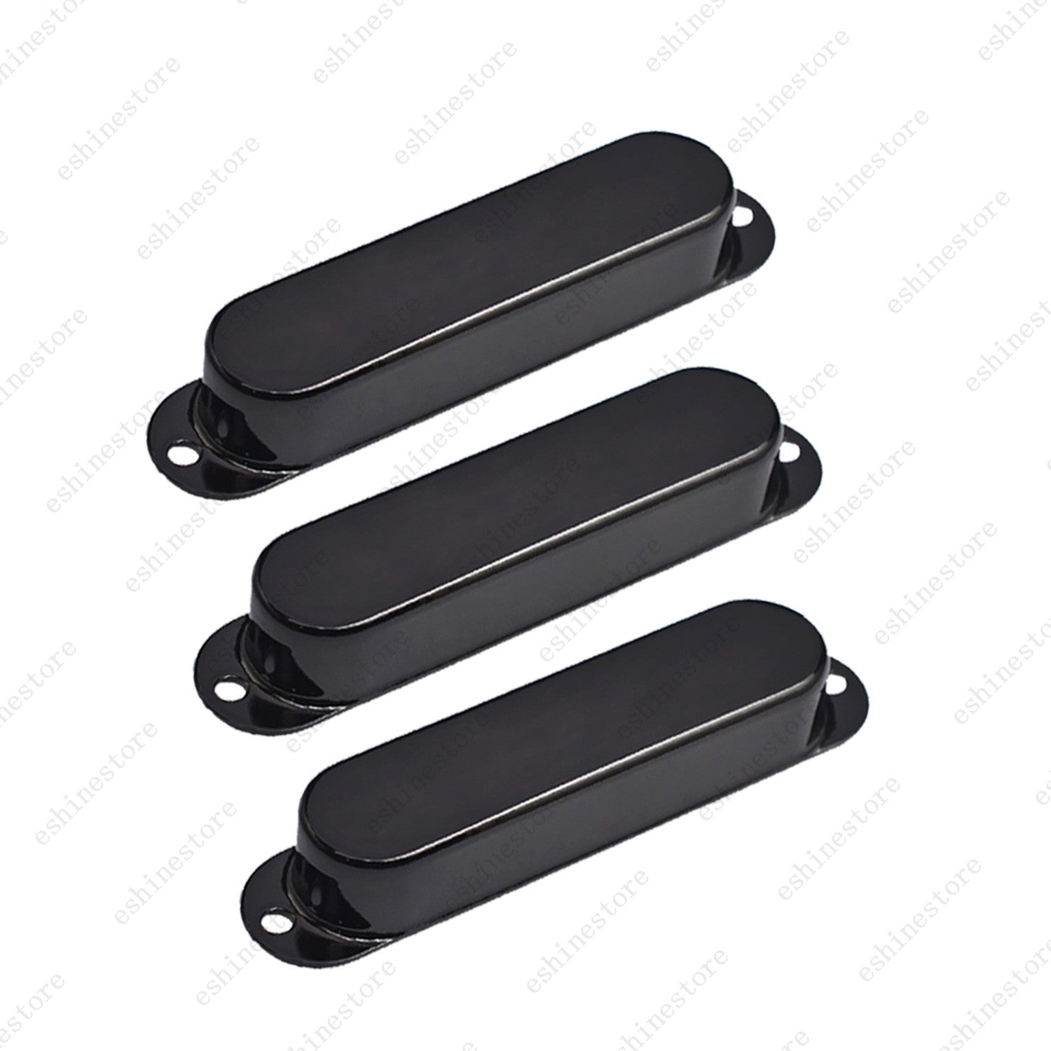 1/2/3 Pcs Metal Style Single Coil Guitar Pickup Cover No hole Brass For Strat