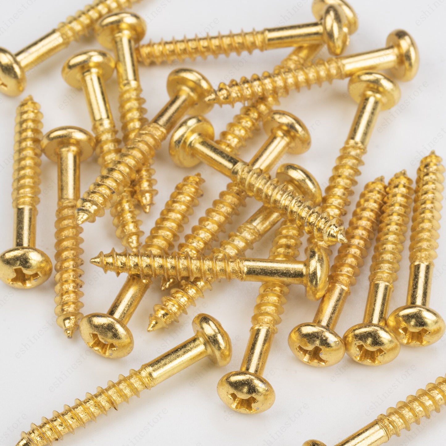 6 Pcs Tremolo Bridge Stainless Steel Screws 3.5*25mm For Fender Strat 3 Colors