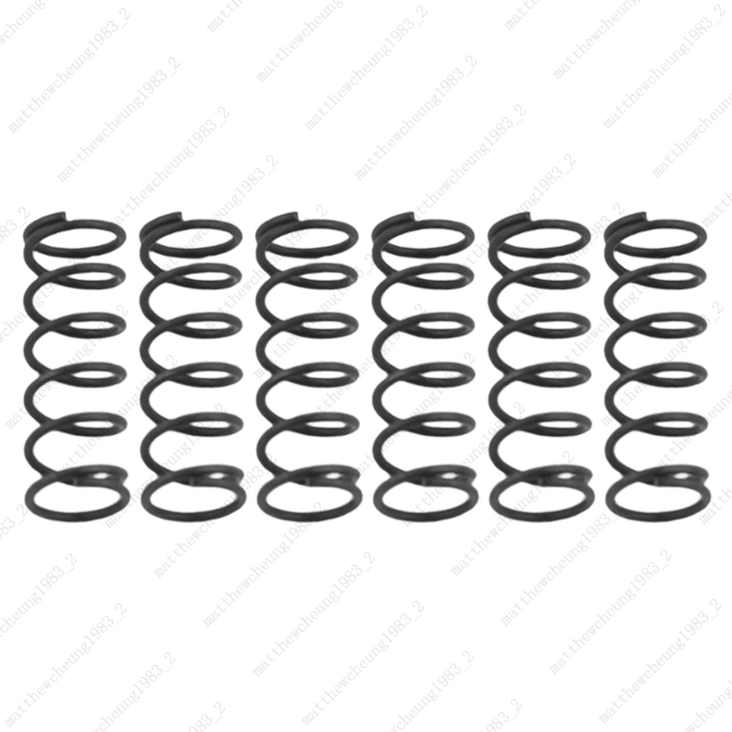 6pcs 4.5x15mm Metal Straight Spring for Humbucker Pickup & Guitar Bridge Saddle
