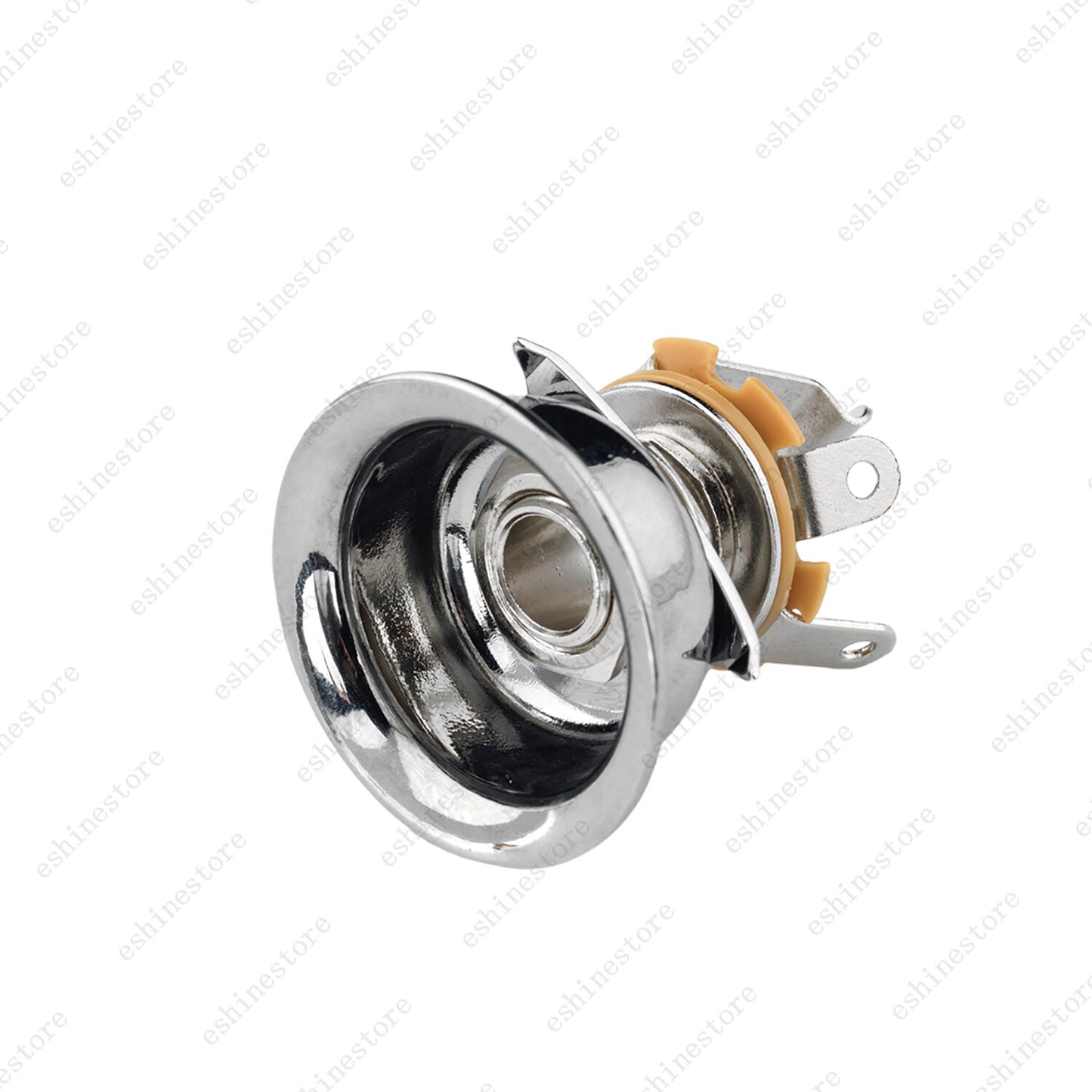 Guitar Recessed Cup Jack Plate Input Output Socket for Fender Telecaster 3Colors