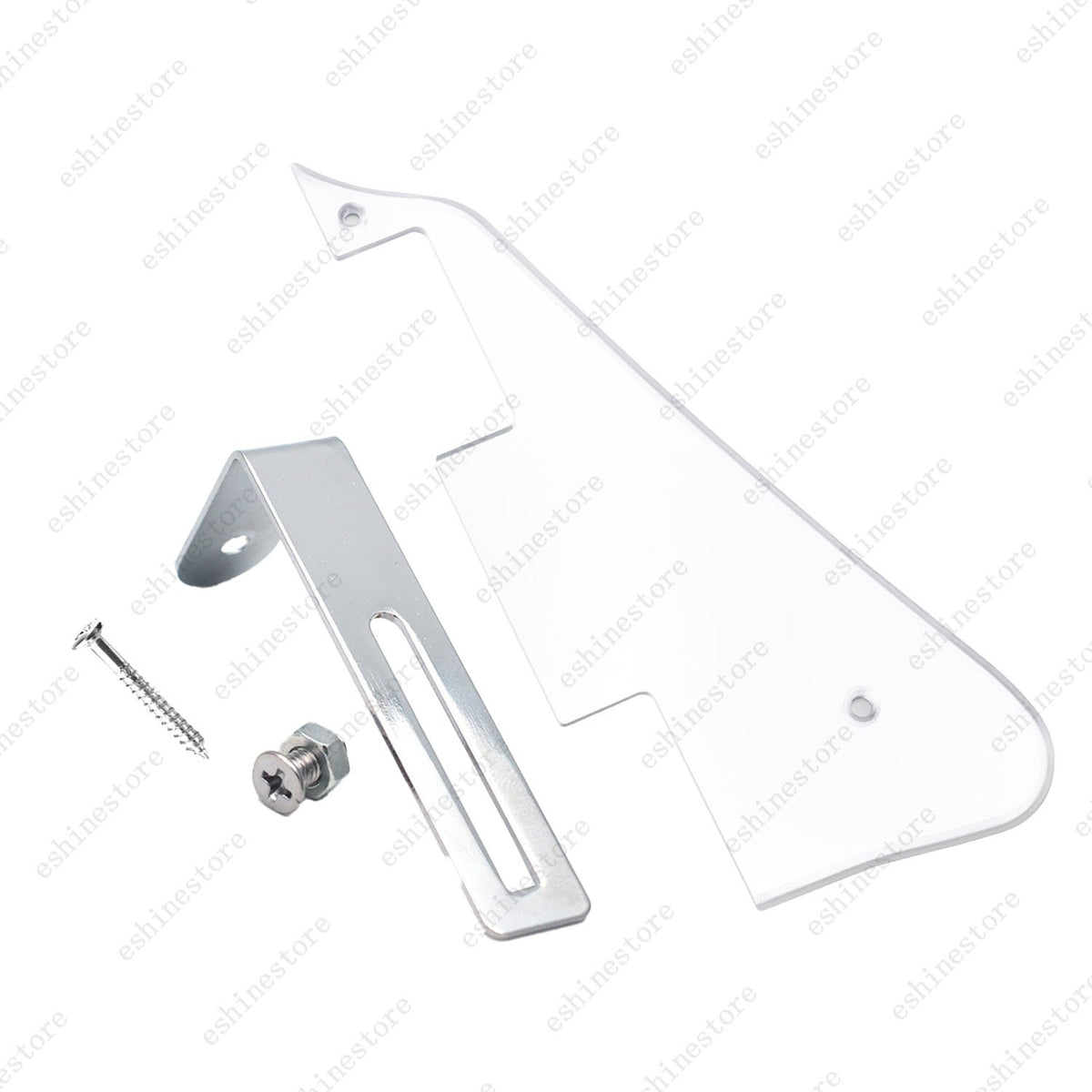Multicolor Guitar Pickguard with Chrome Bracket Mounting Screws Set For Les Paul