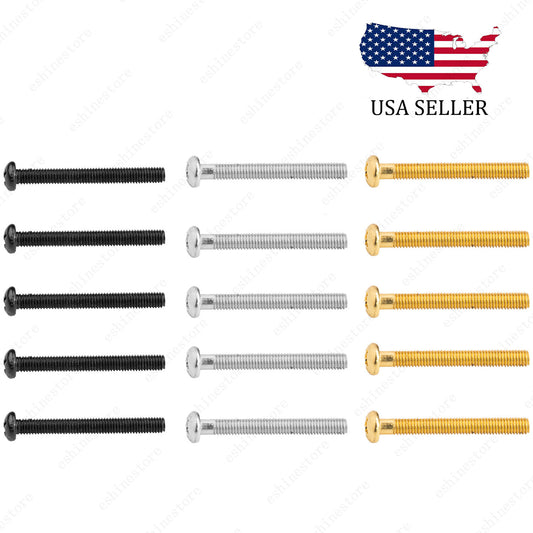 5-Pcs 27mm Metric Humbucker Pickup Height Screws with Spring For Les Paul SG