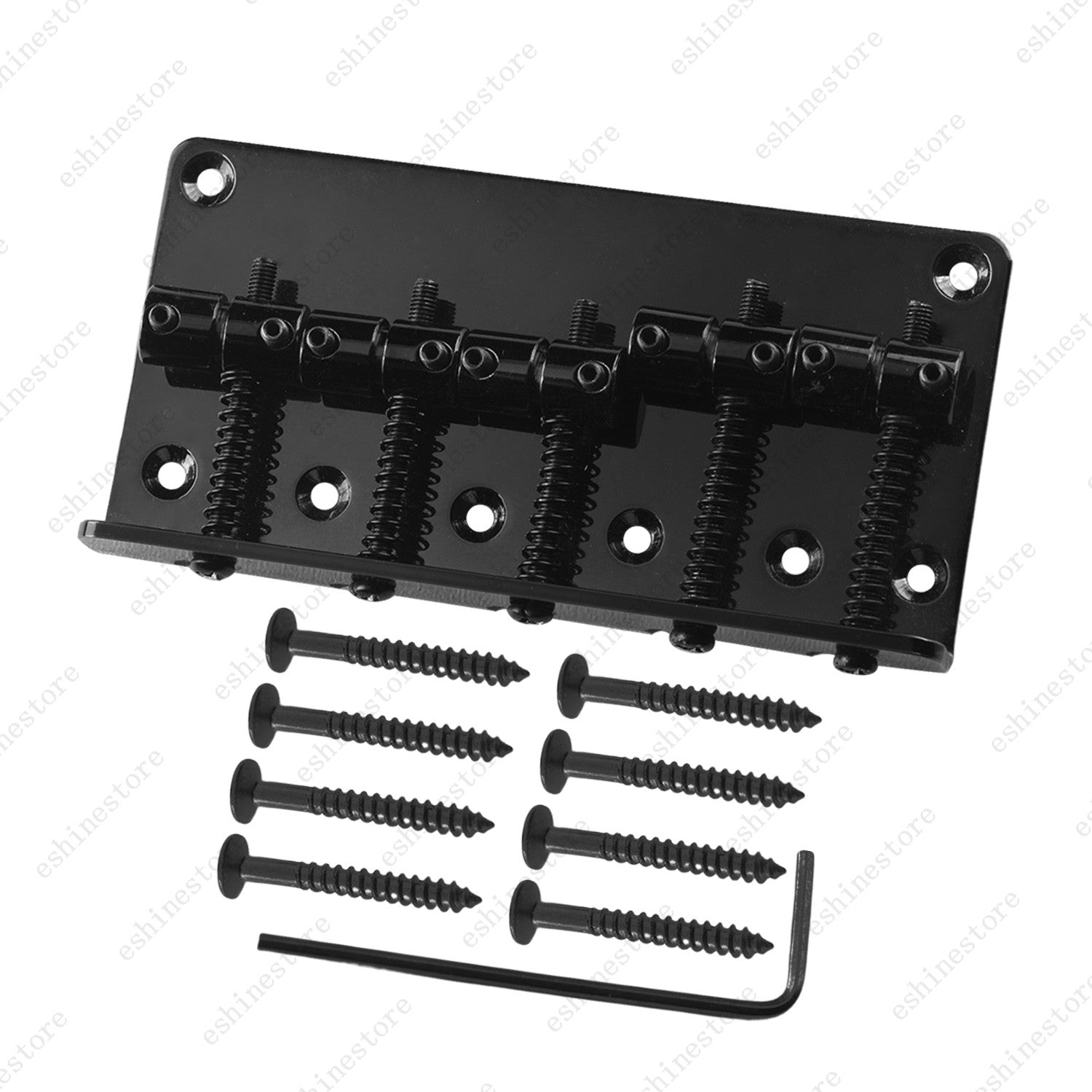 5-String 98MM  Fixed Bridge 5-Saddles For Jazz/Precision Bass Guitar in 3Colors