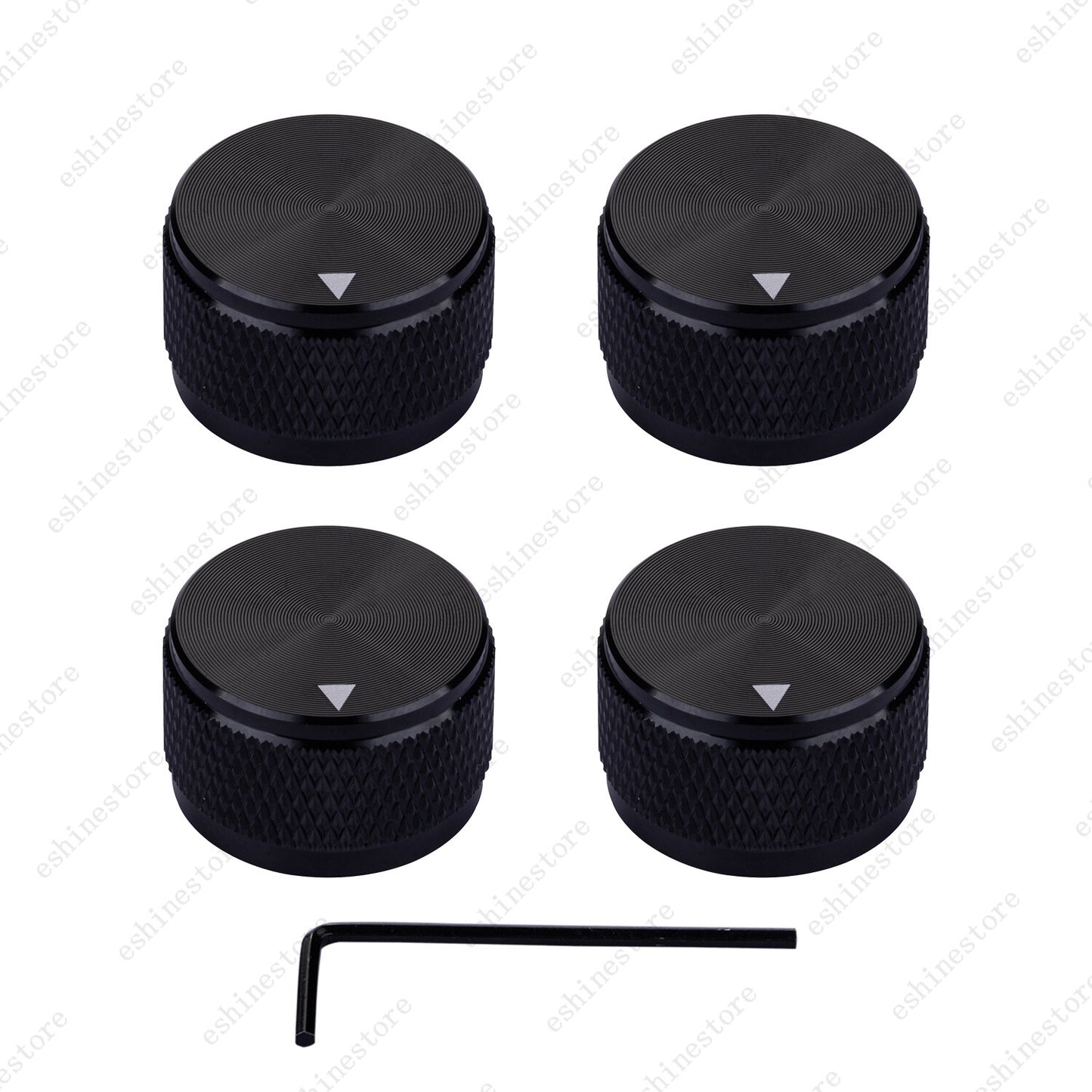 Guitar Aluminum Alloy Electronic Control Pot Knob Fit 18 24 Spline / Soild Shaft