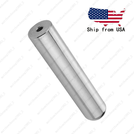 1pc 83MM Guitar Metal Roundnose Solid Tone Bar Lap Slide for Guitar Bass -Chrome