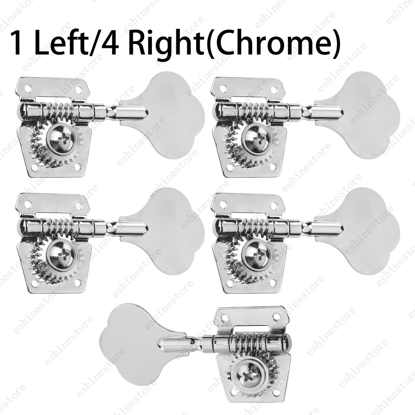 Vintage Open Machine Heads 1:25 Ratio Gear Bass Guitar Tuners Tuning Key Pegs