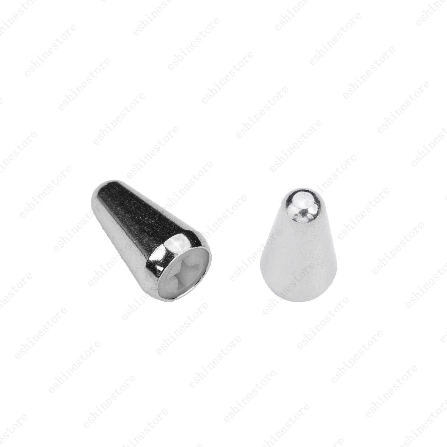 2 Pcs Guitar 3-5 Way Switch Metal Tip Cap Switch Knob For Fender Stratocaster