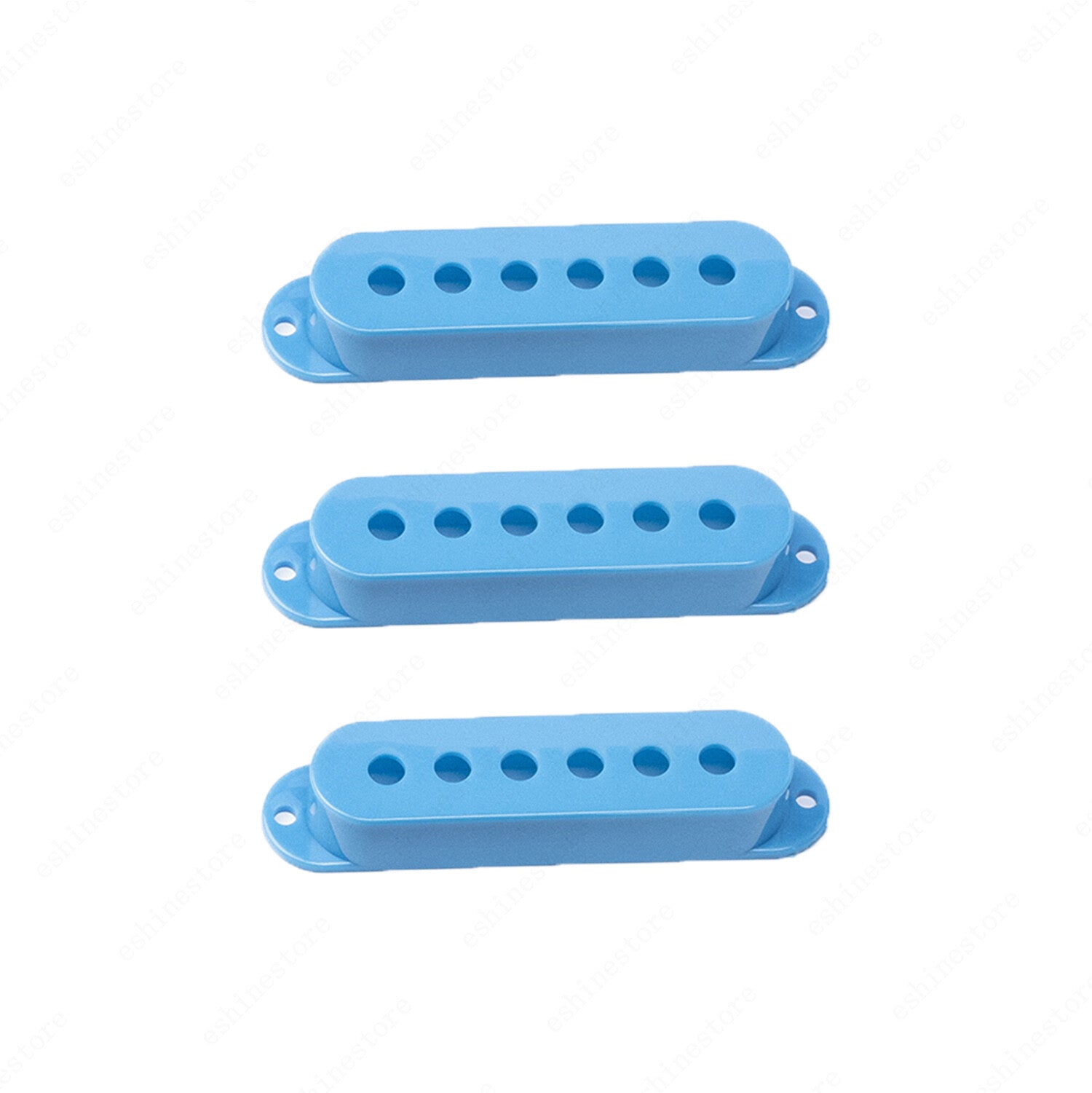 3 Pcs Plastic SSS Single Coil Pickup Covers For Fender SQ Strat multiColors