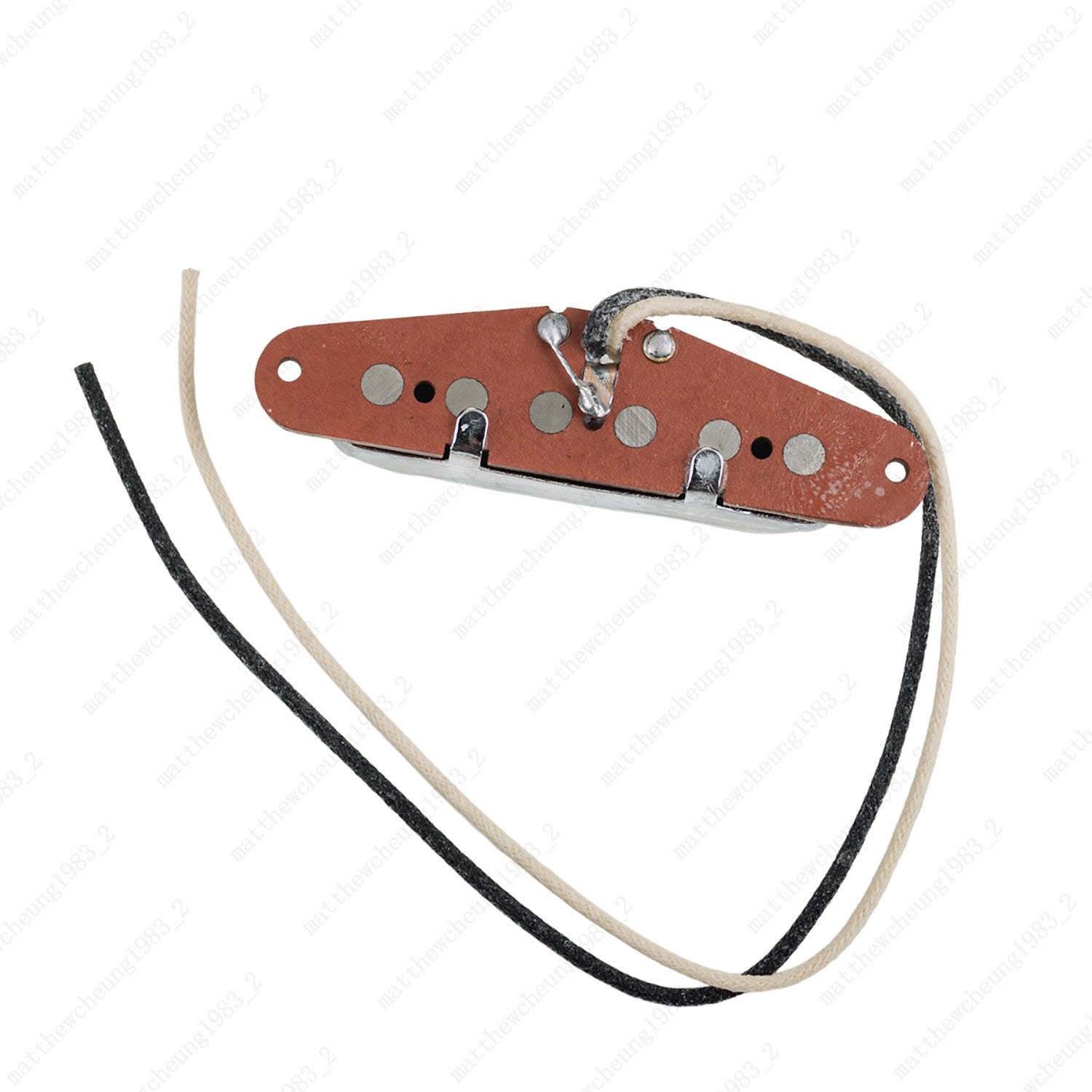 Vintage Alnico 5 Single Coil Neck Pickup For FD TL Style Electric Guitar -Chrome