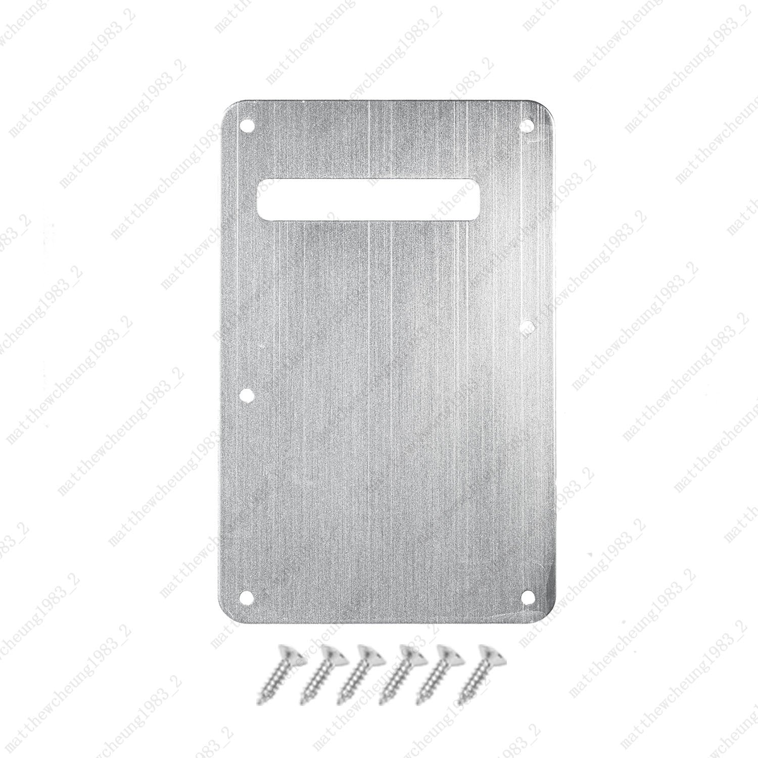 Electric Guitar Vintage Single Hole Aluminum Metal Back Plate Fit Fender SQ ST