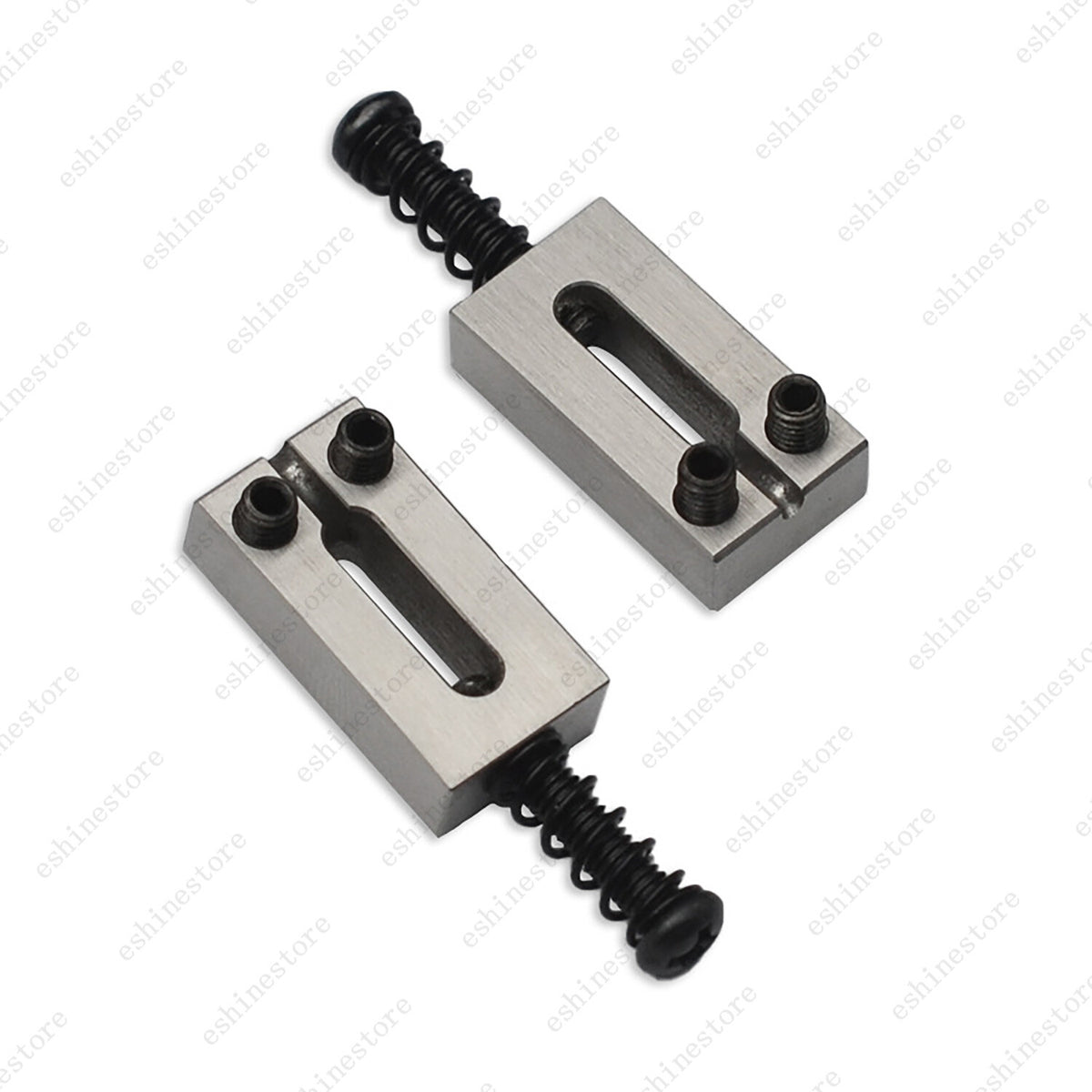 6 Pcs Stainless Steel Guitar Bridge Saddles 10.5mm/10.8mm For Strat Tele