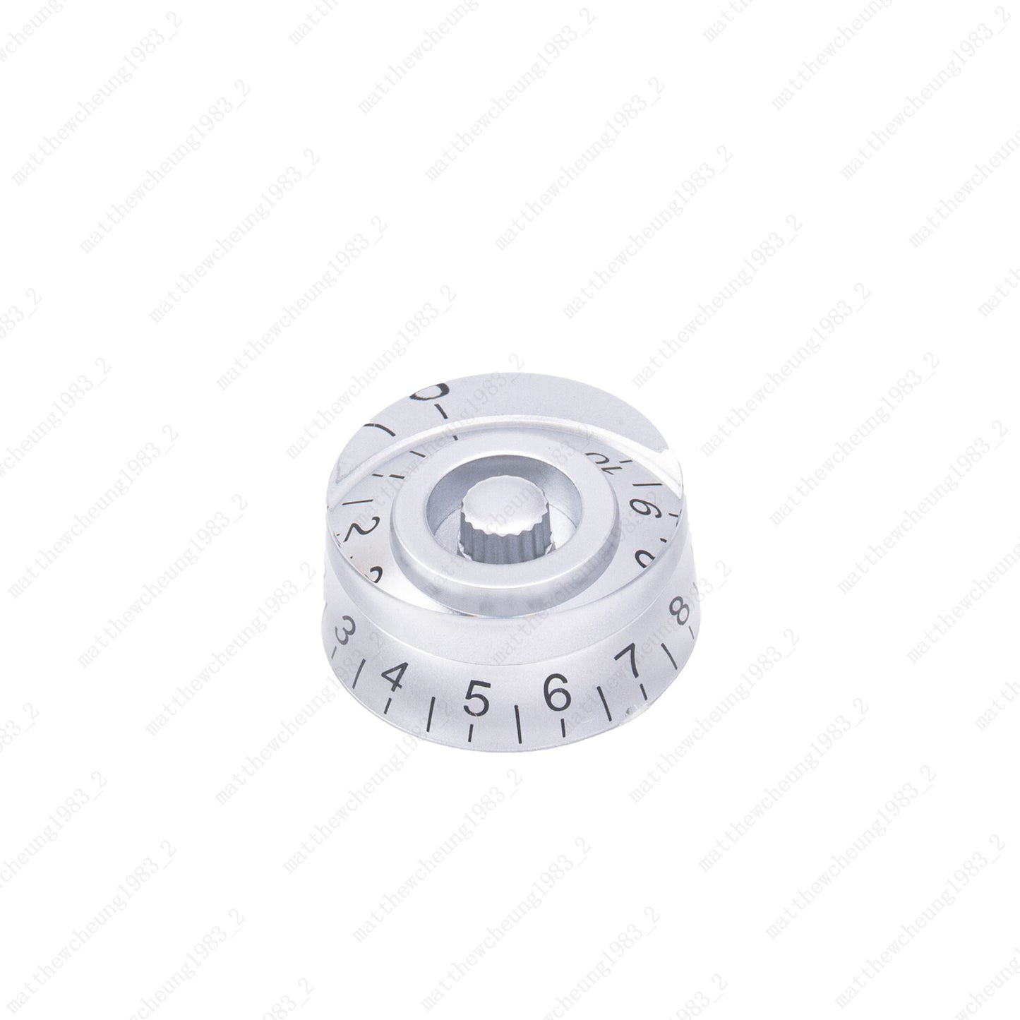 4 Pcs Silver LP Guitar Control Knobs Speed Dial Knobs for SG Les Paul Guitar