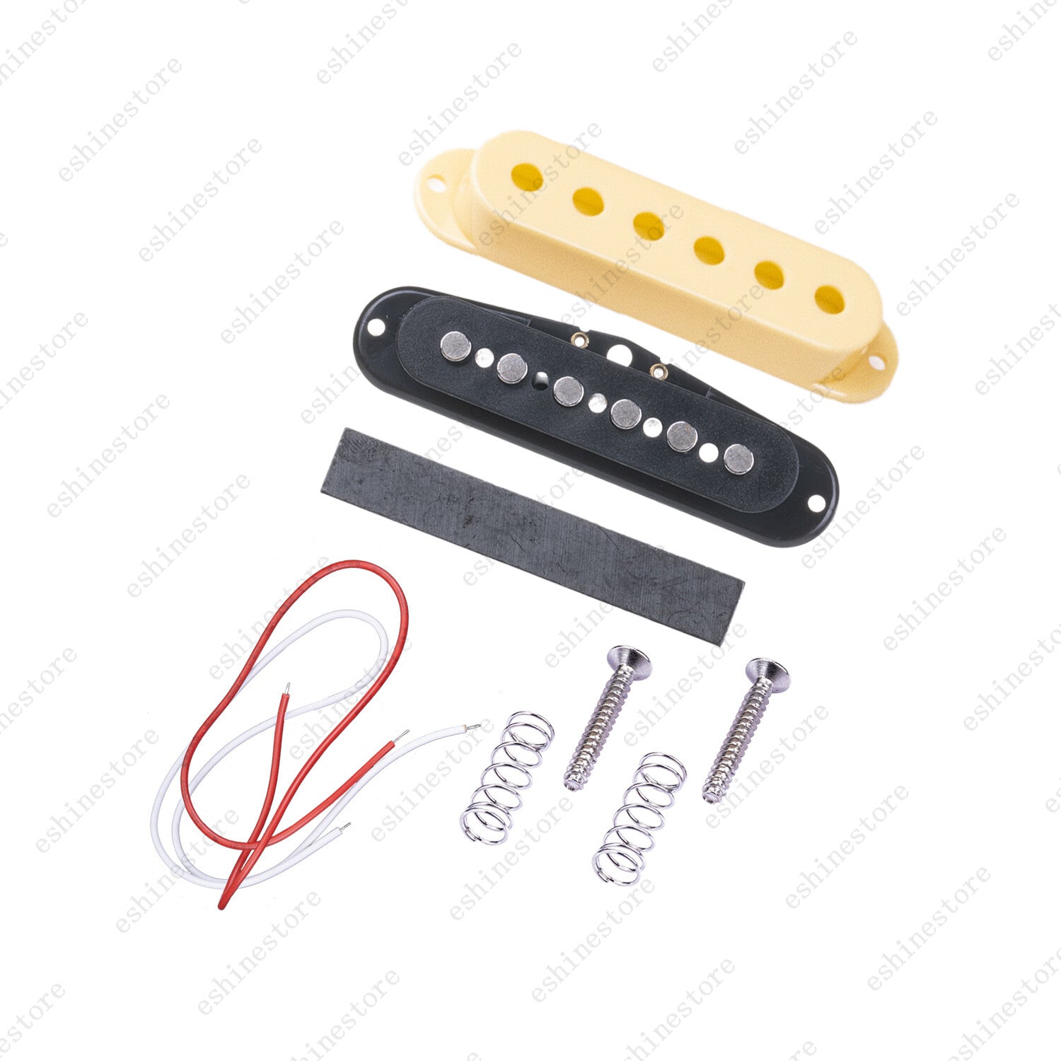 Mulit Color 48/50/52MM Electric Guitar Single Coil Pickup Slug Cover Bobbins Kit