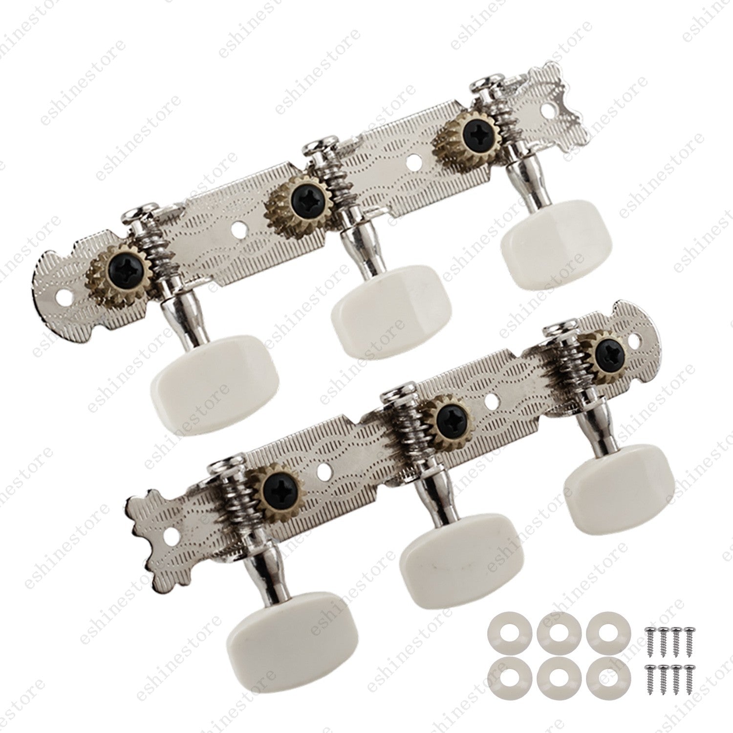 1 Set of 3L3R Classical Guitar Tuning Pegs Keys Tuners Machine Heads 1:16 Ratio