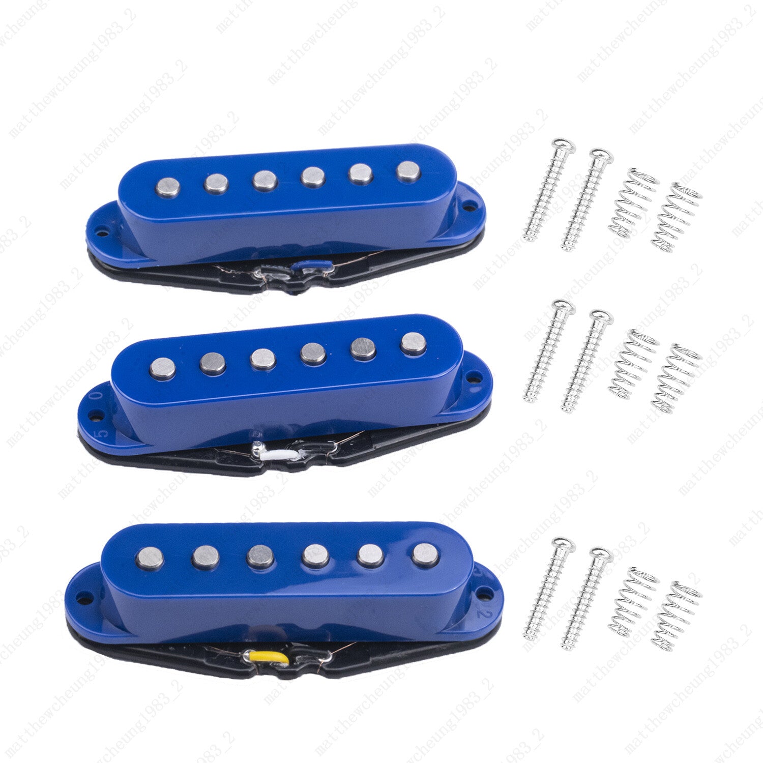 Single Coil SSS Alnico V Magnet Pickup Guitar Neck Middle Bridge for Strat