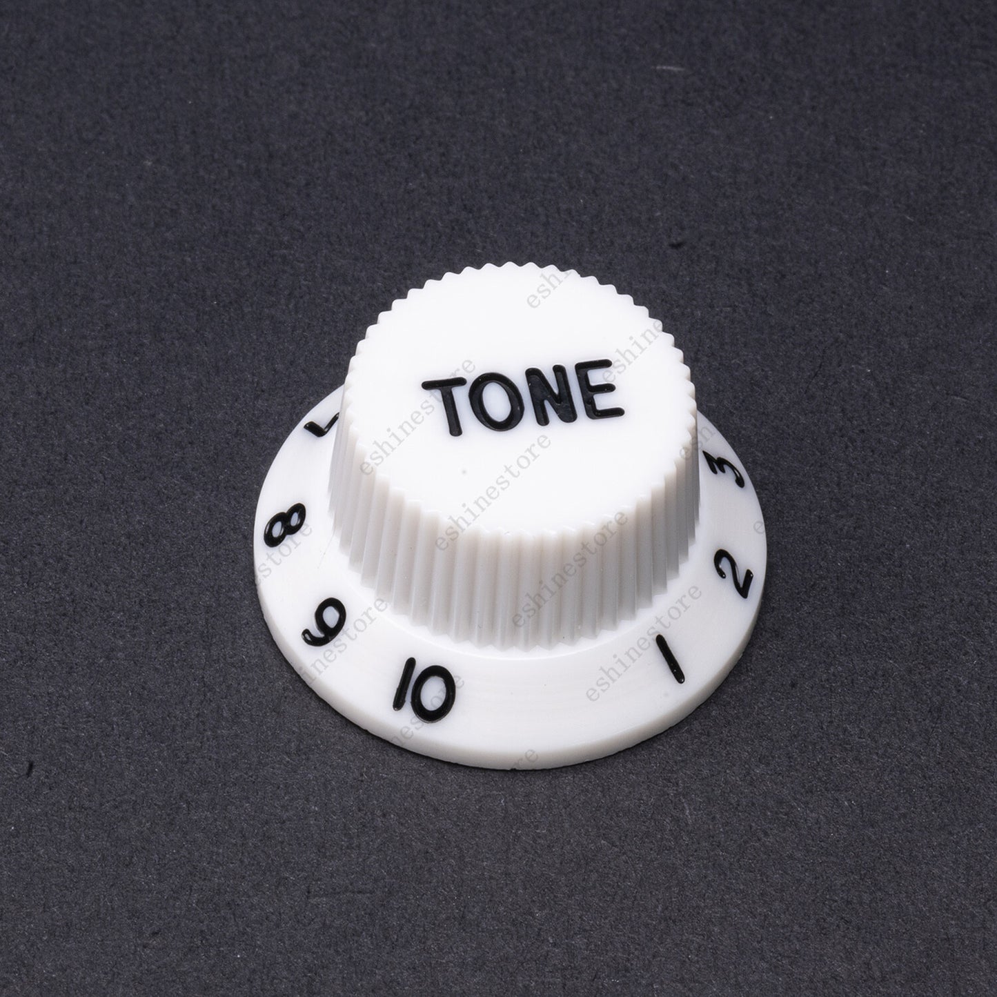 3 Pcs White/ Black Numbers ST Guitar Knobs Volume Tone Knob For Stratocaster