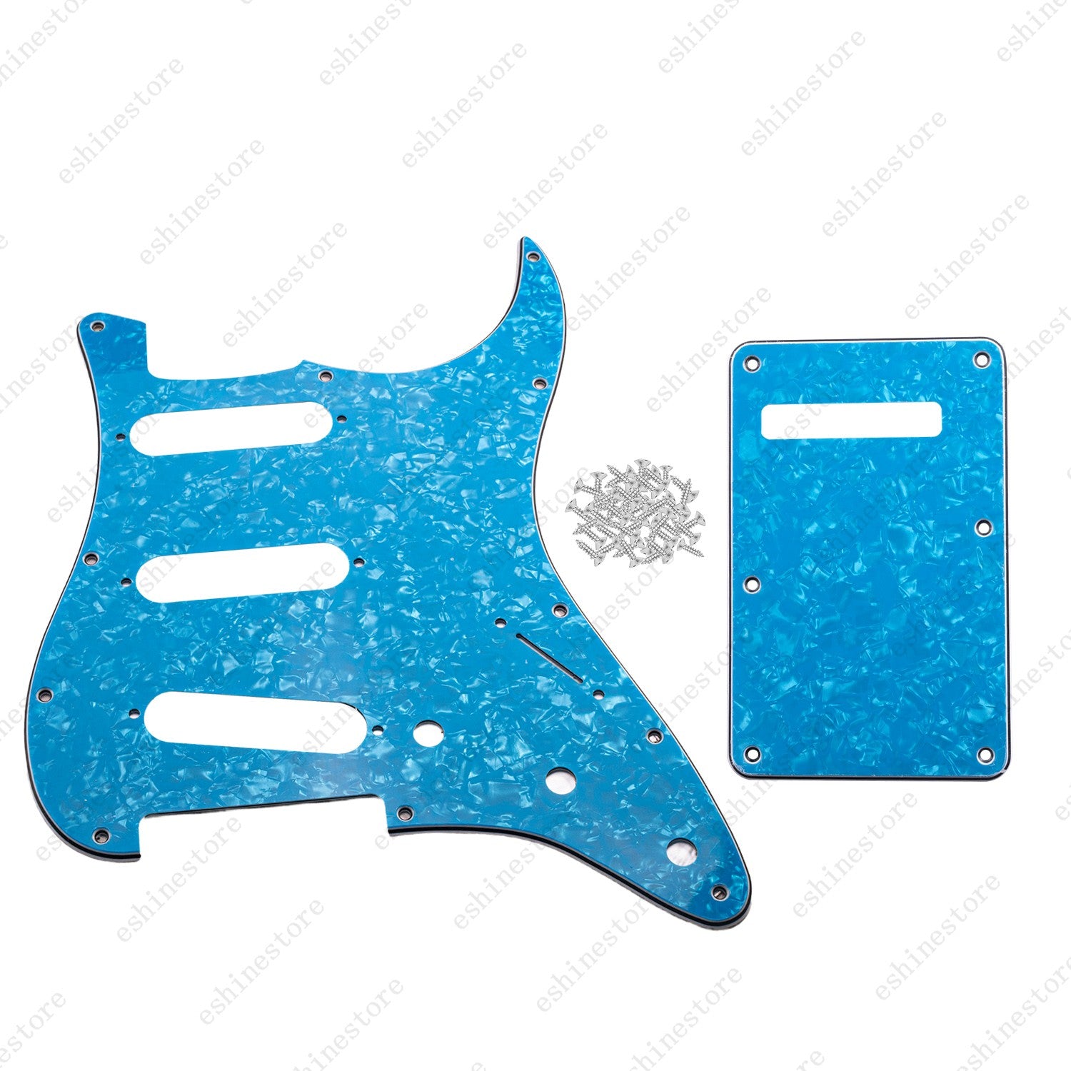 Guitar SSS 3Ply Pickguard&Back Plate for USA MIM Standard Fender ST Multicolors