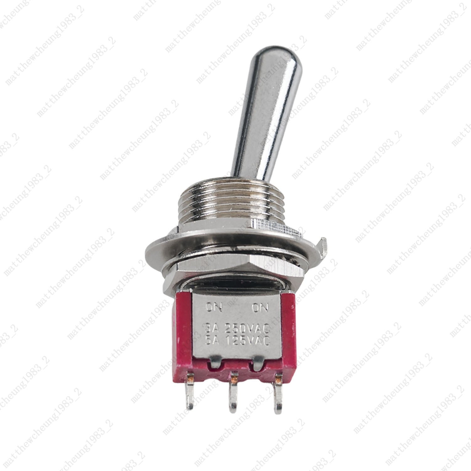 1/3/5 x Guitar/AMP Fat Bat Toggle Switch SPDT 3 Pin 2-Position ON-ON Sealed