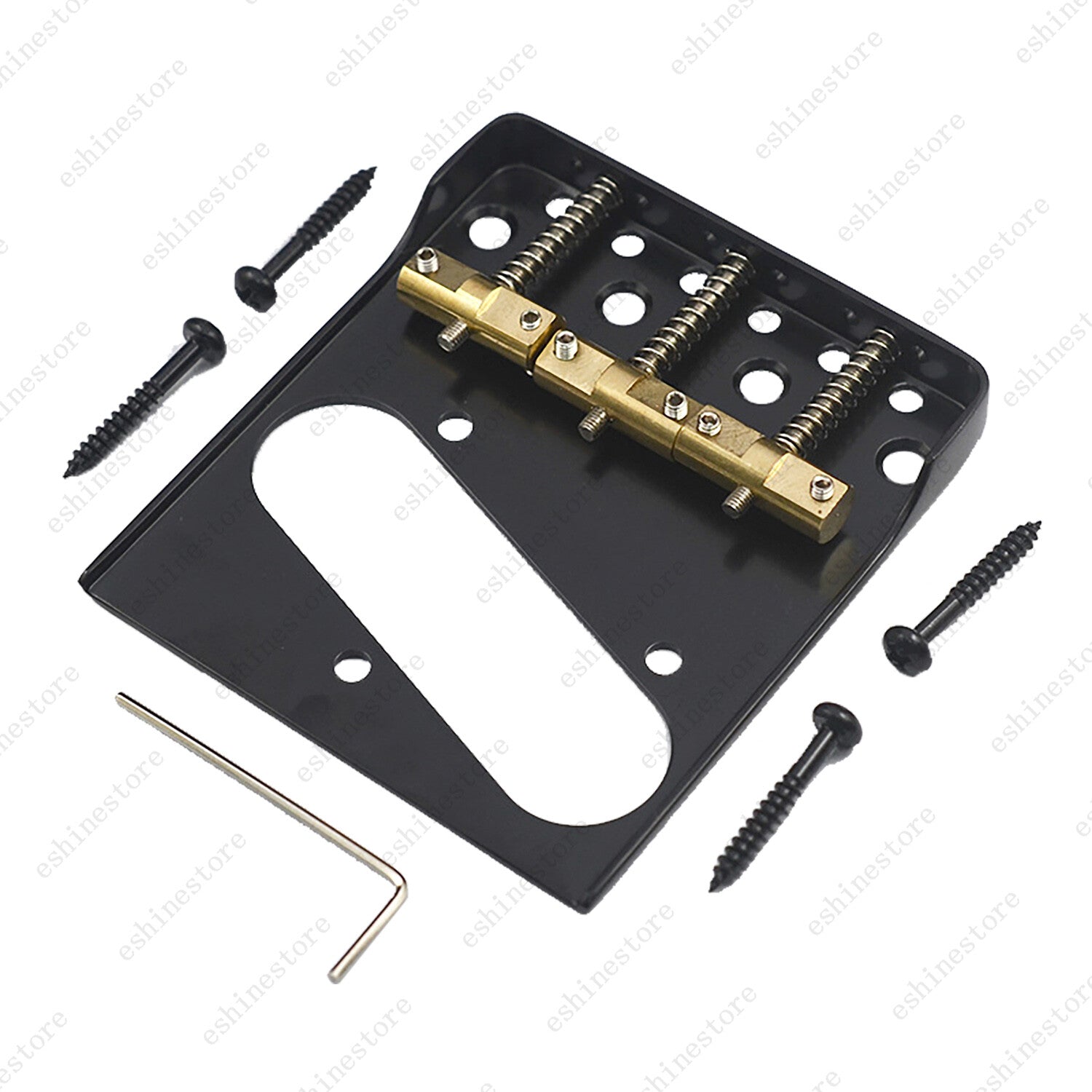 Tele Guitar single Bridge Compensated Brass Saddle Cut-Down Sides For Telecaster