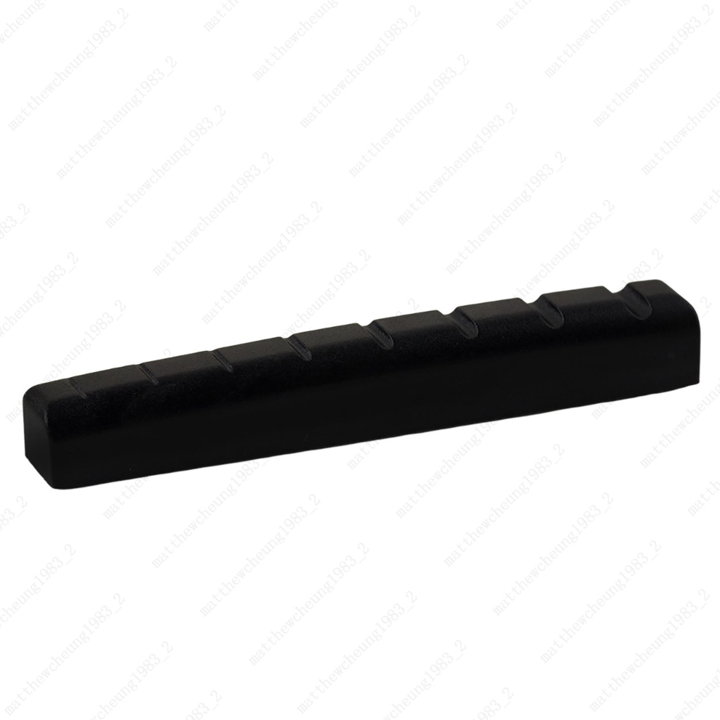 Electric Guitar 8 String Pre-slotted Plastic Fanned-fret Guitar Nut - Black