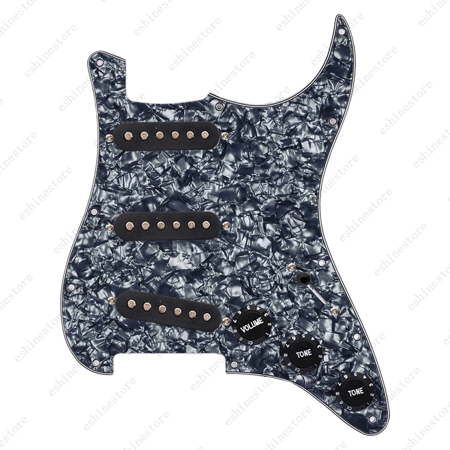 11 Hole SSS Strat Style Loaded Pickguard For Stratocaster Various Colors US SHIP