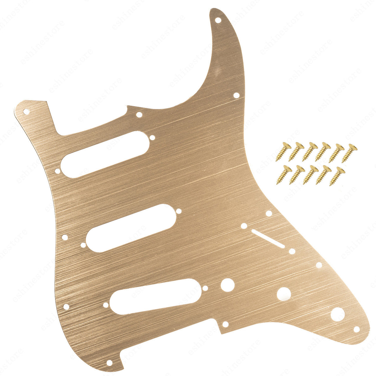 11 Hole SSS Metal Guitar Pickguard Aluminum For ST Strat Electric guitar 5 color