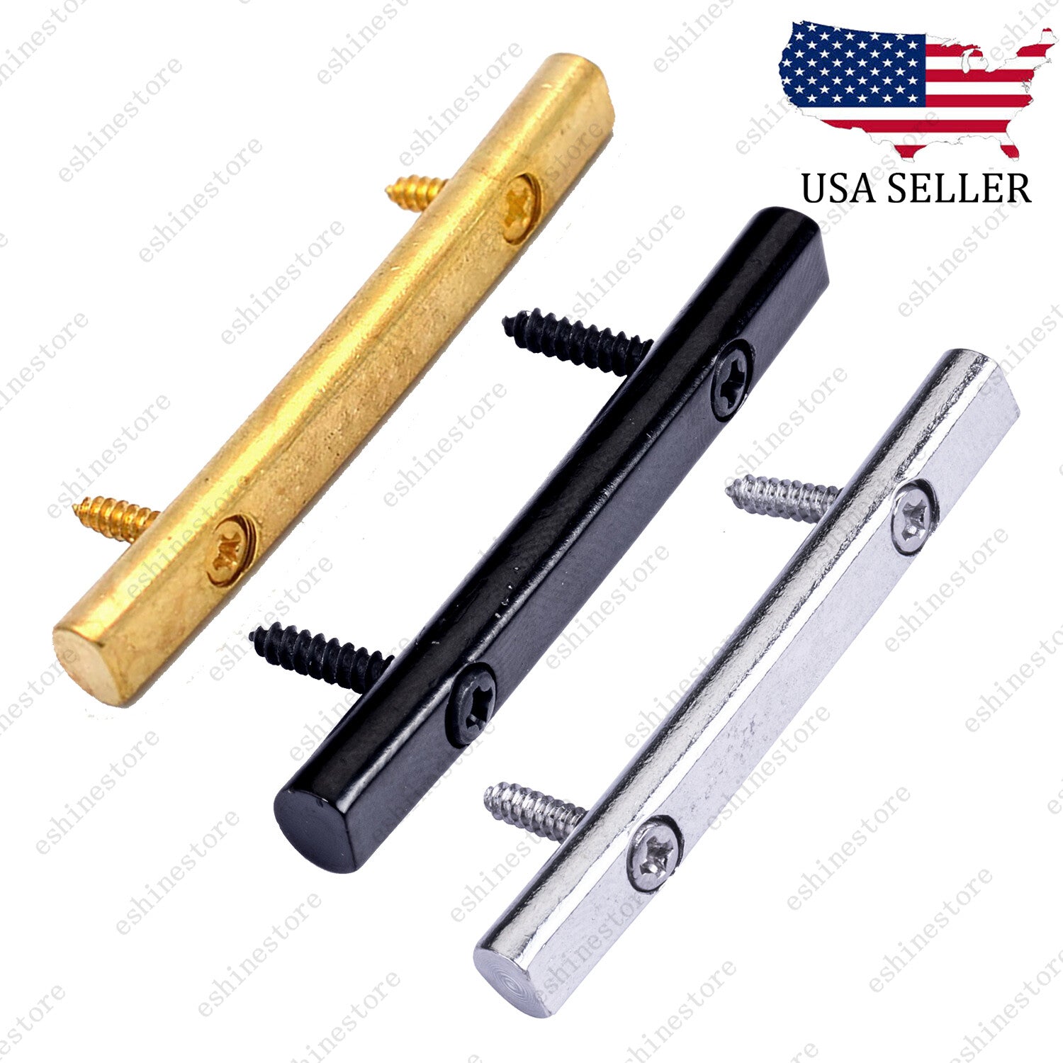 String Tree Guides Retainer Bar For Floyd Rose Guitar Black Chrome Gold 45mm