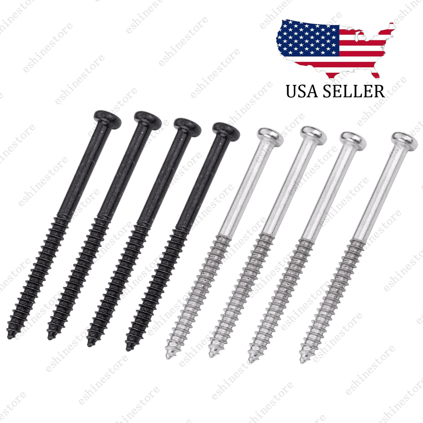 2.6x35mm Electric Guitar Pickup Mounting Screws For Jazz Bass P90-Set of 4