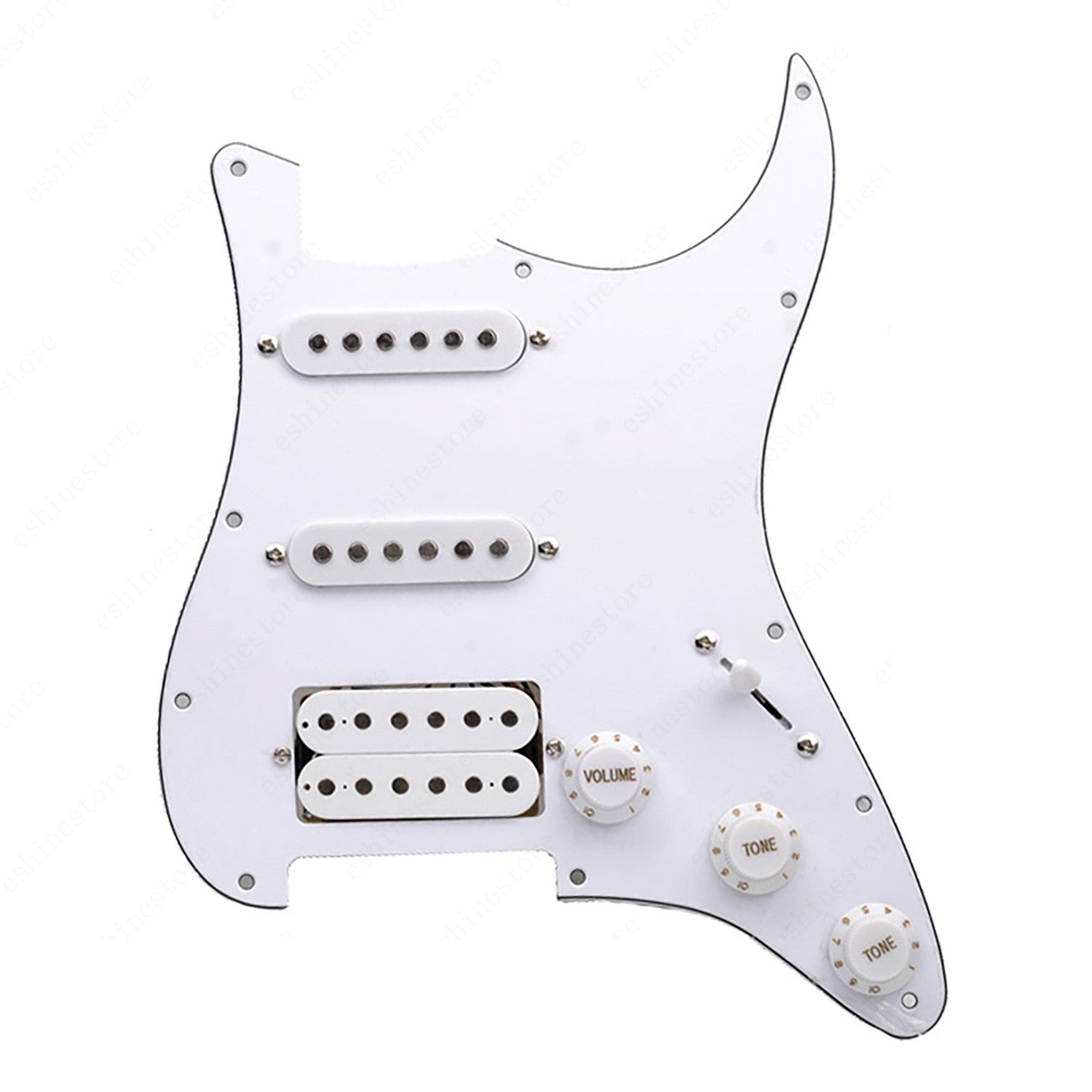 11 Hole SSH Strat Style Loaded Pickguard For Stratocaster Various Colors US SHIP