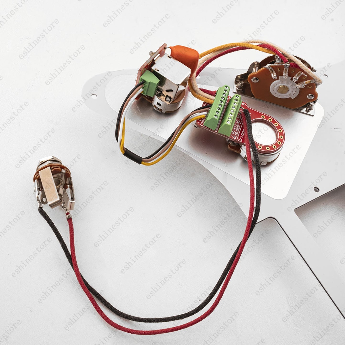 Solderless HH Wiring Harness Treble Bleed Circuit w/ Push-Push Coil Split for ST