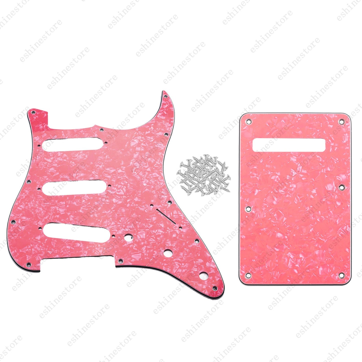 Guitar SSS 3Ply Pickguard&Back Plate for USA MIM Standard Fender ST Multicolors