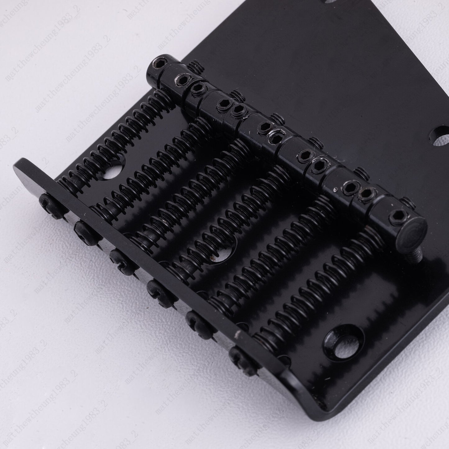 Tele Single Guitar Bridge 6-Saddle Top Load For Telecaster Guitar Black