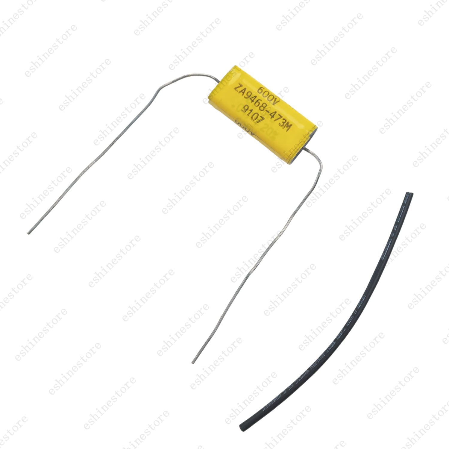 Packs of 2 0.047uF 600V Yellow Film Tone Capacitor For Electric Guitar/AMP