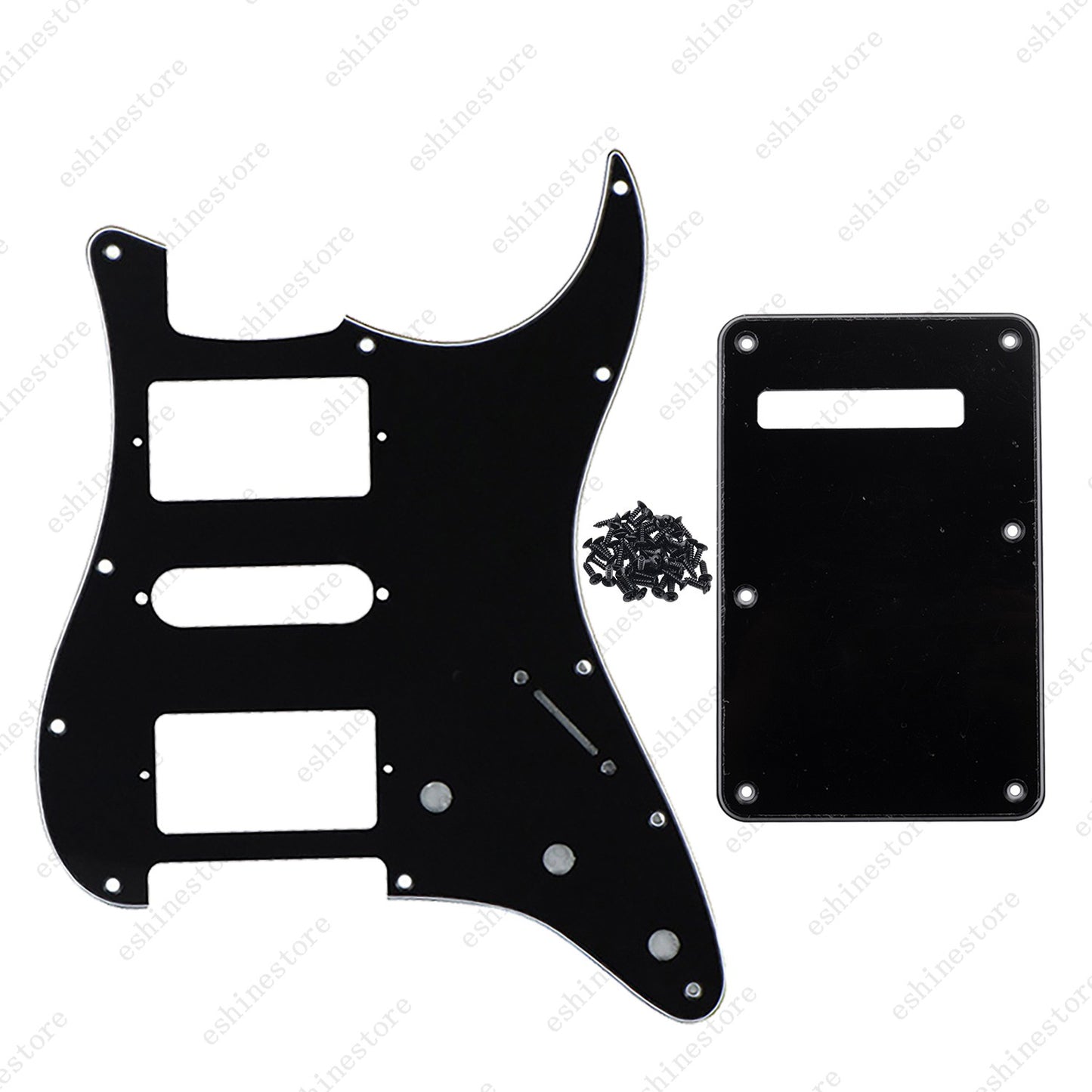 Guitar HSH 3Ply Pickguard & Back Plate Multi Colors For USA MIM FENDER Strat