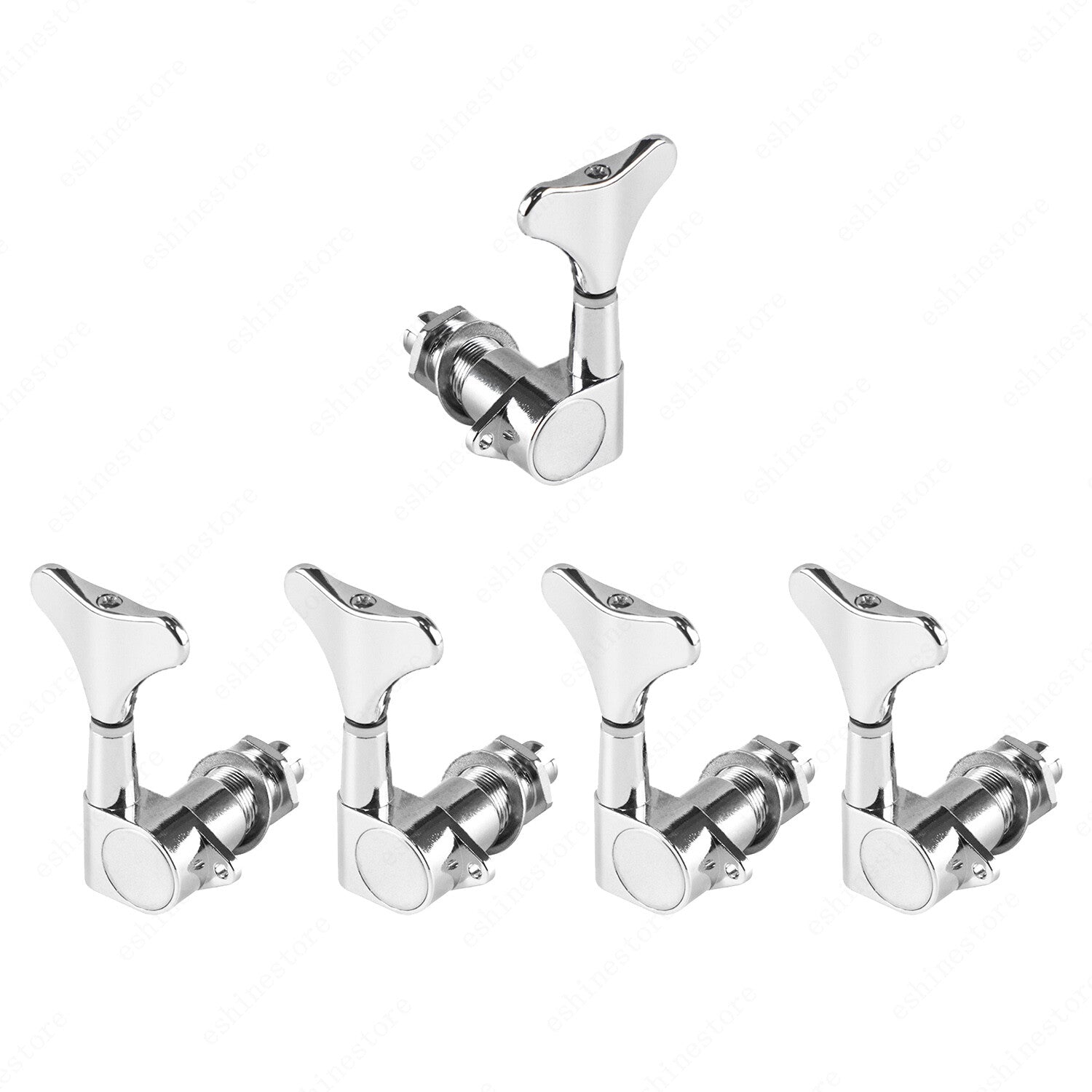 1/4/5 String Bass Guitar Machine Heads Sealed Tuners Tuning Keys Pegs 2 Colors