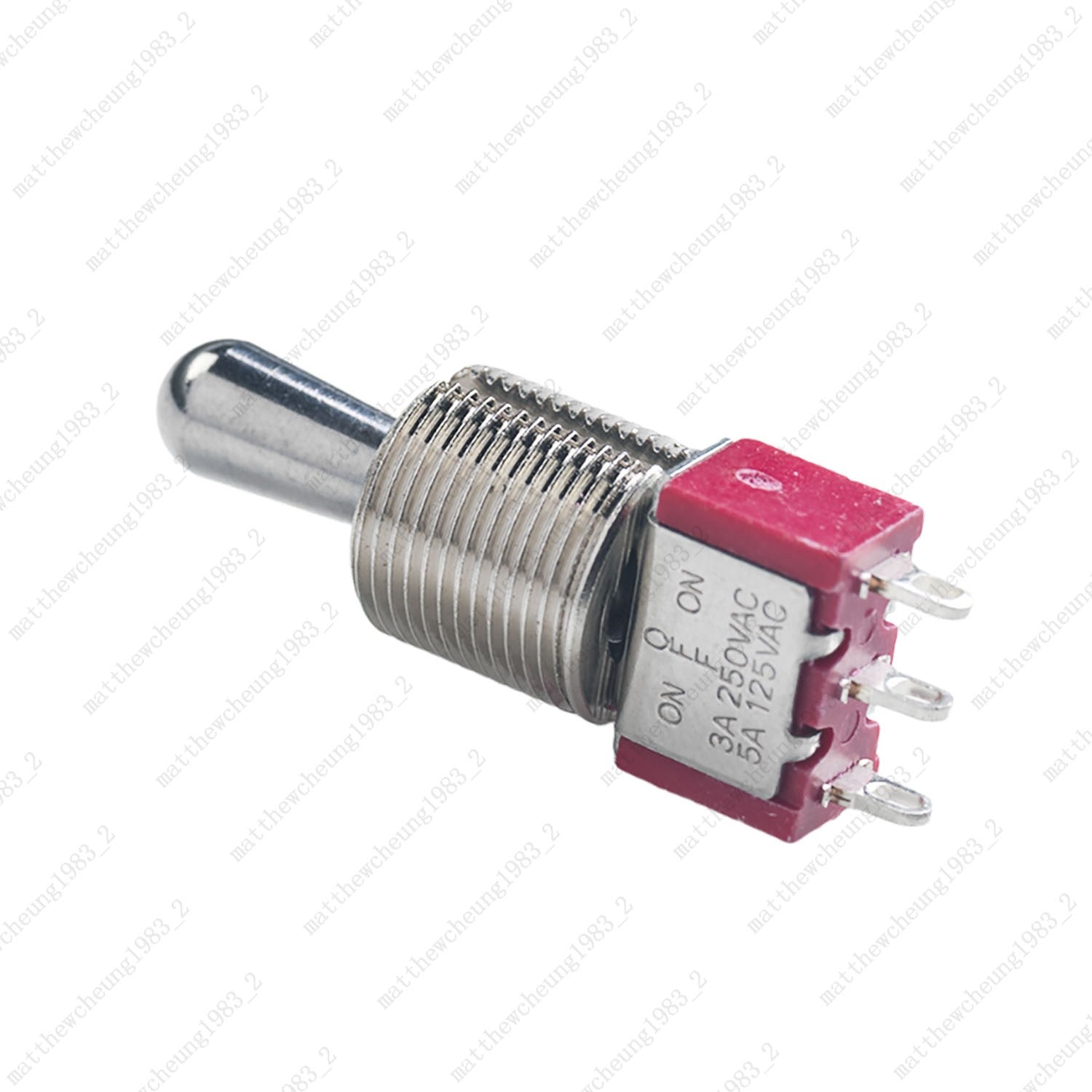 1/3/5 x Guitar Short Fat Bat Toggle Switch SPDT 3Pin 3-Position ON-OFF-ON Sealed