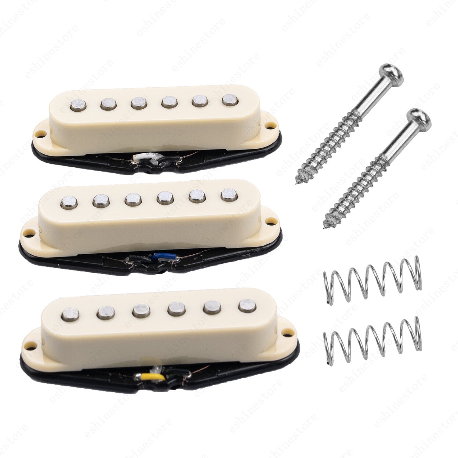 3 PCS SSS Single Coil Ceramic Pickup Set For ST Strat Guitar Mulit Colors