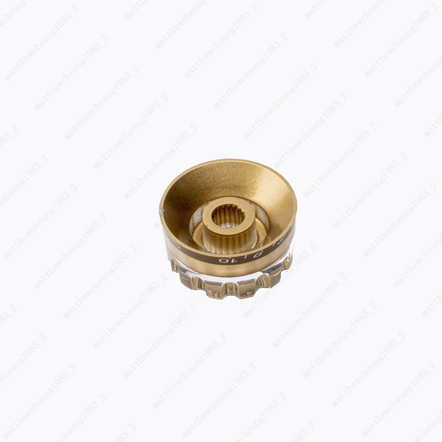 4x Golden LP Style Guitar Metric Control Knobs Speed Dial Knobs for Les Paul SG