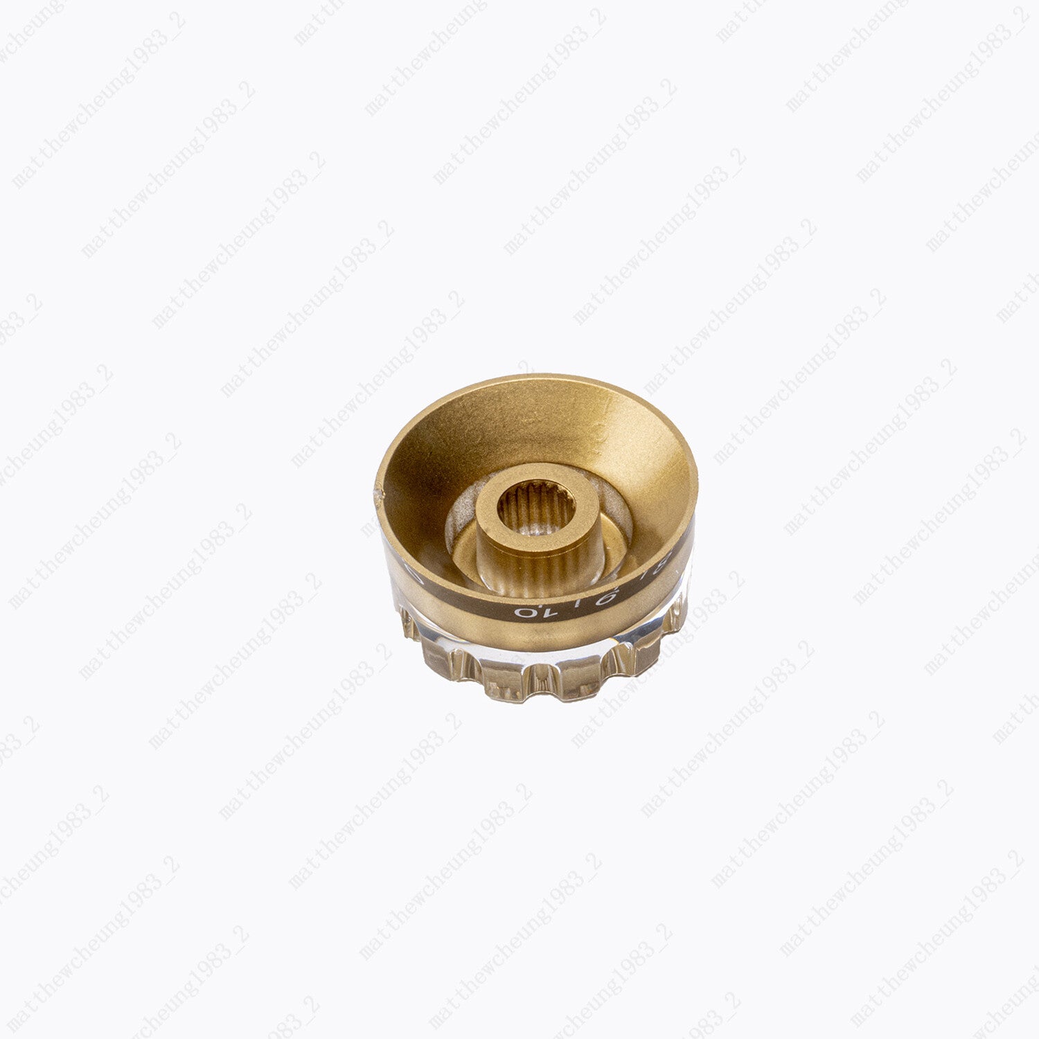4x Golden LP Style Guitar Metric Control Knobs Speed Dial Knobs for Les Paul SG