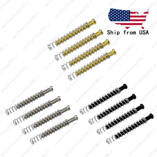4x US Thread #3-48 Humbucker Pickup Height Screw Spring For EMG DiMazio Gibson