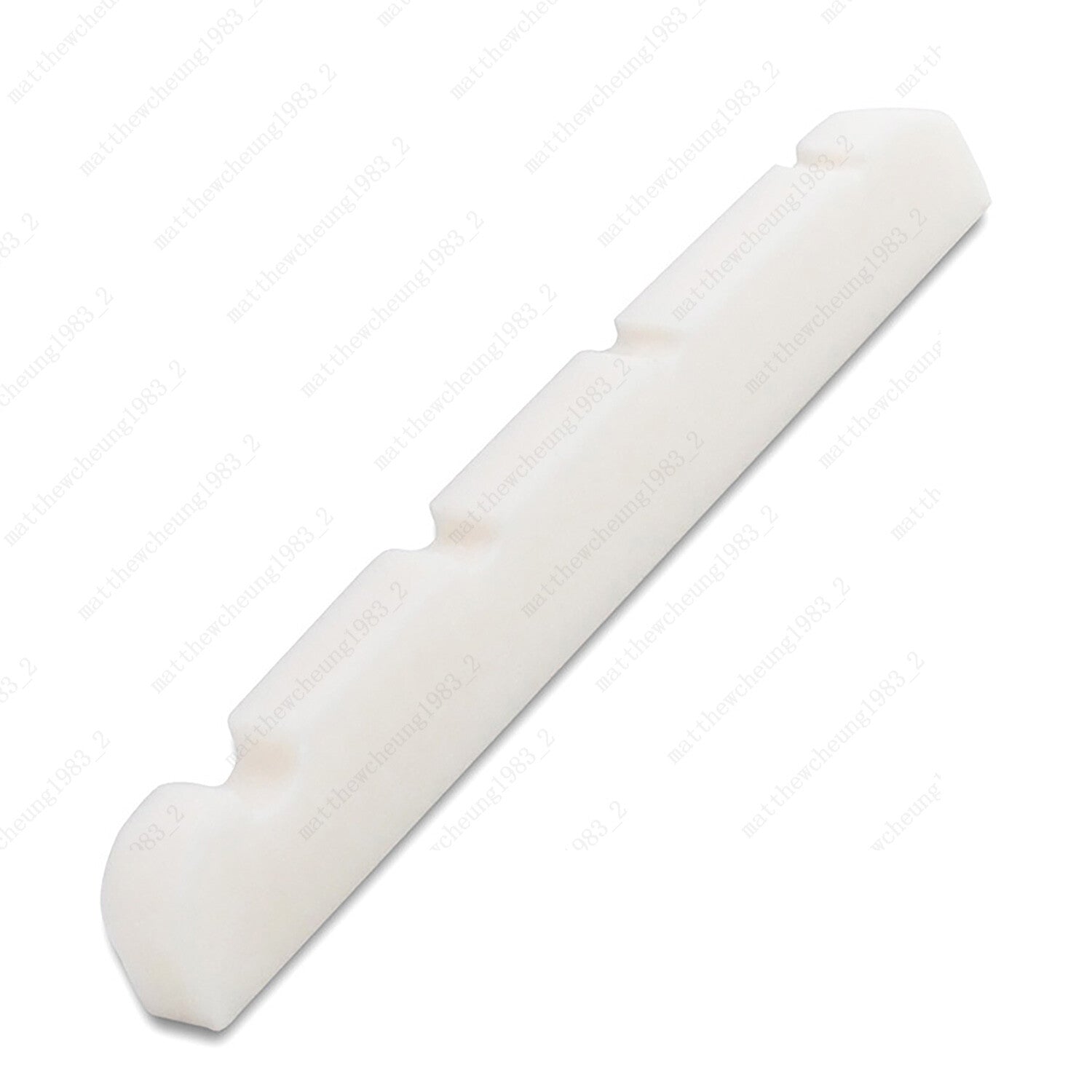 2x 1.65" / 42mm Bass Slotted Flat Bottom Bone Nut 4 String For MUSTANG P Bass