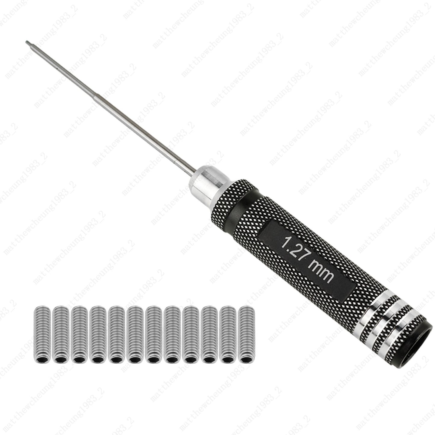 Stainless Steel #4-40 x 3/8" Saddle Height Screw & Hex Allen Wrench US Fender ST