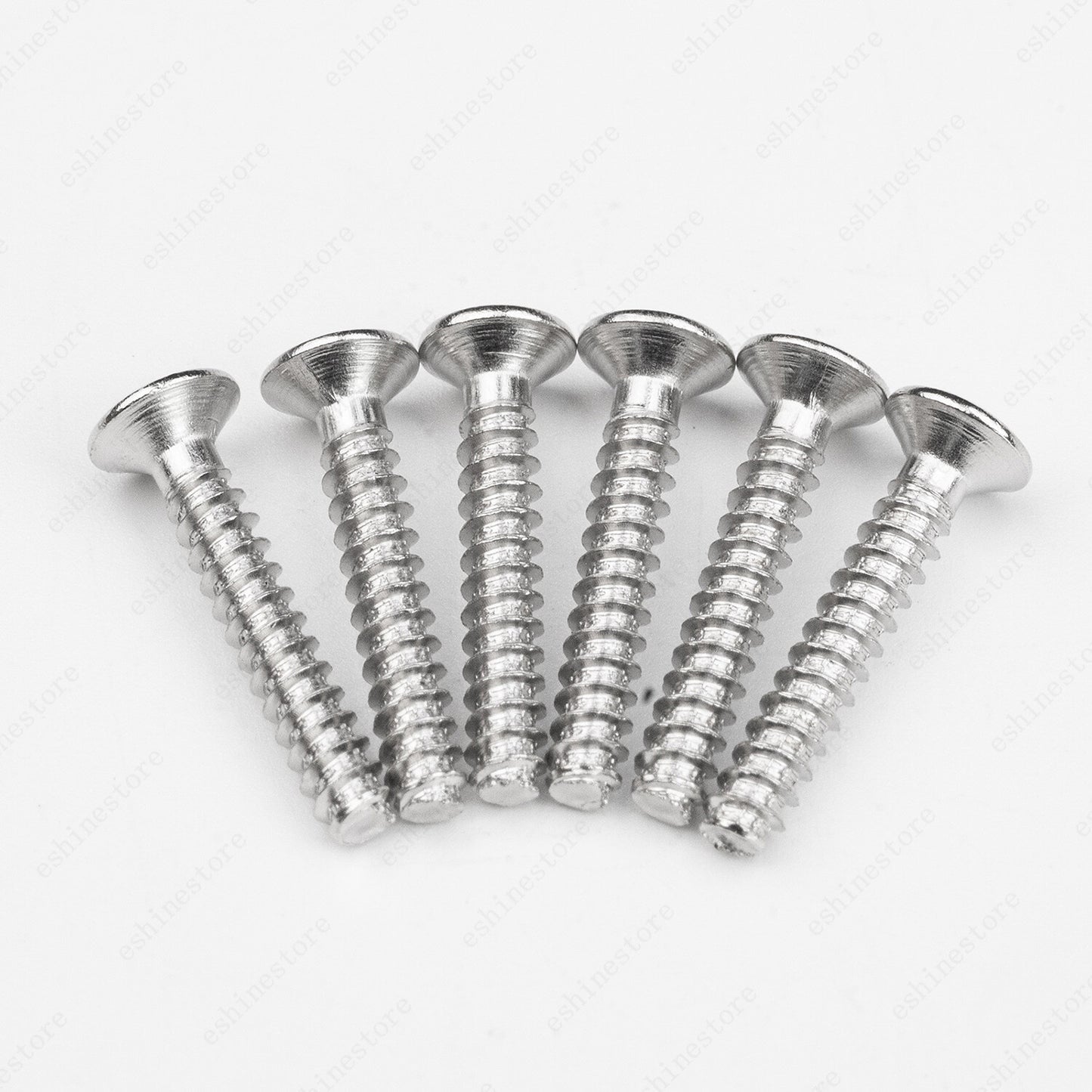6x Single coil pickup mounting Countersunk Head Screws & Springs MulitColors