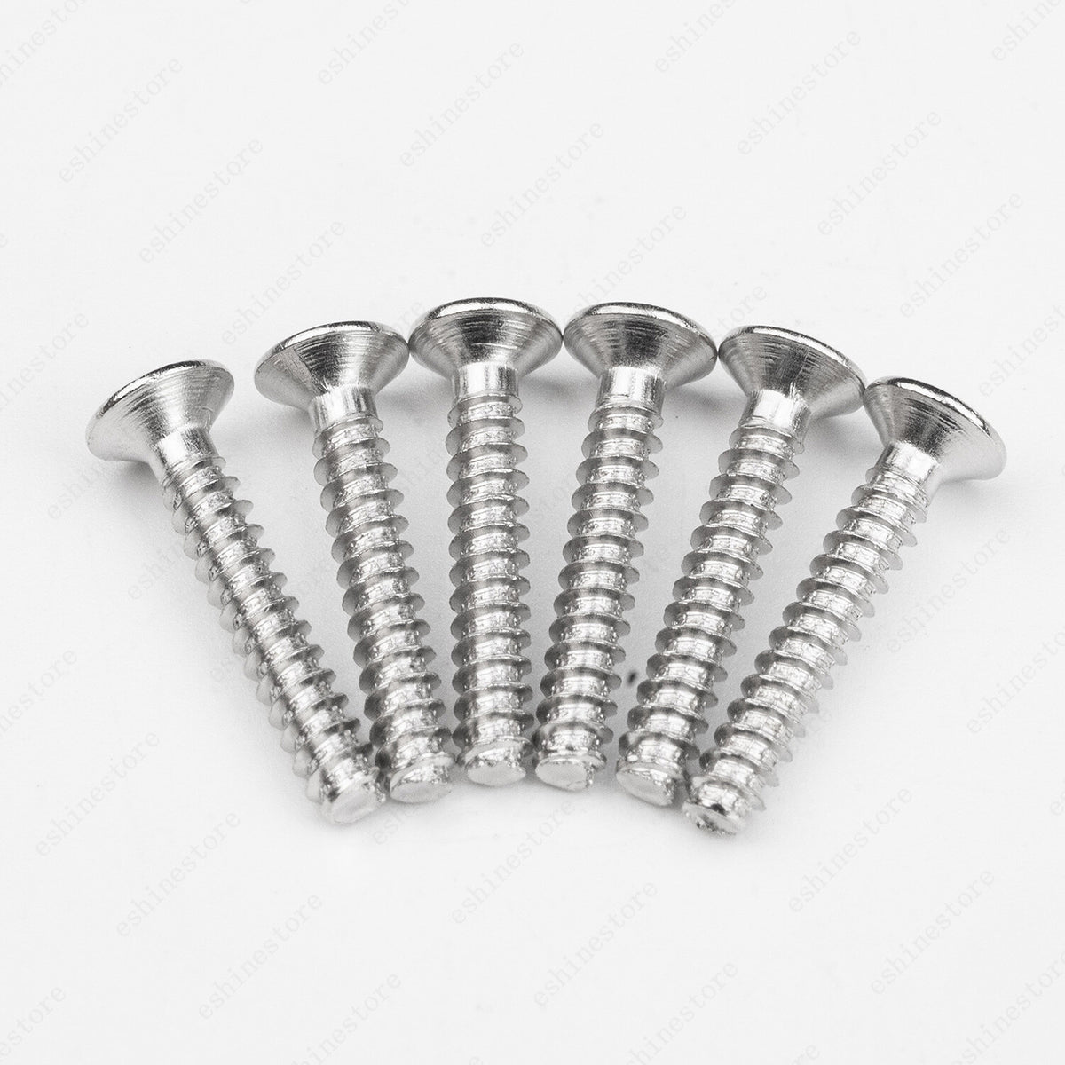 6x Single coil pickup mounting Countersunk Head Screws & Springs MulitColors