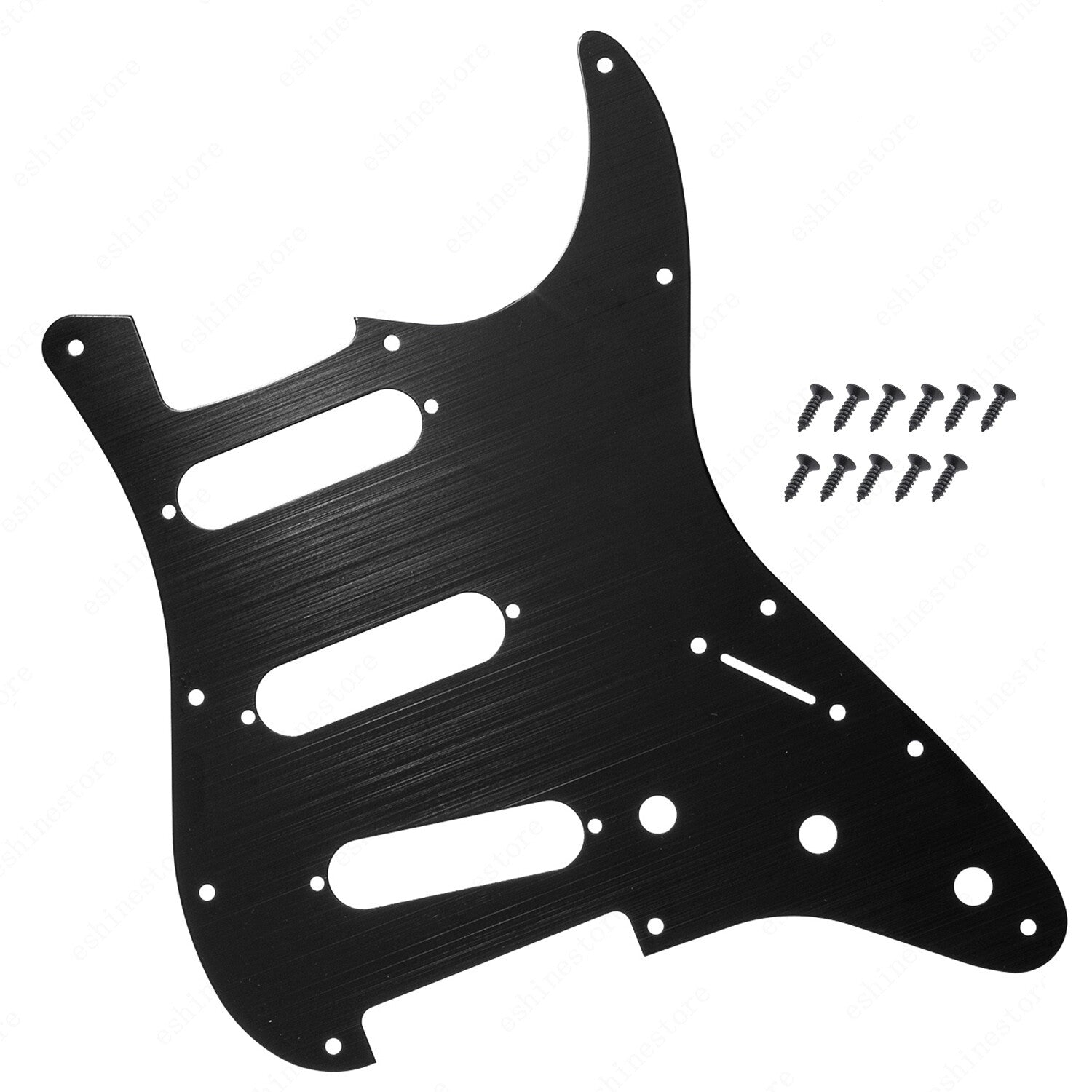 11 Hole SSS Metal Guitar Pickguard Aluminum For ST Strat Electric guitar 5 color