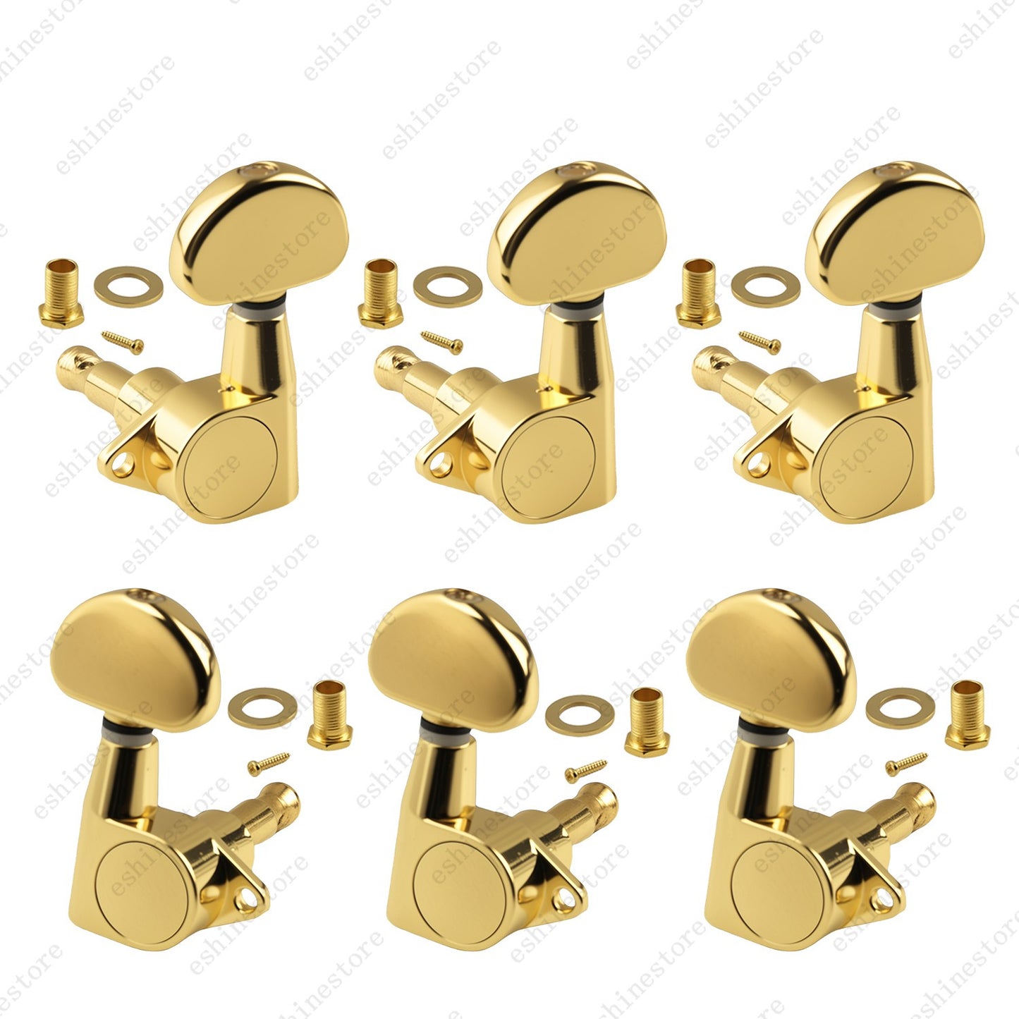 1:15 Fully Enclosed Guitar String Tuning Peg Machine Head for Acoustic Guitar