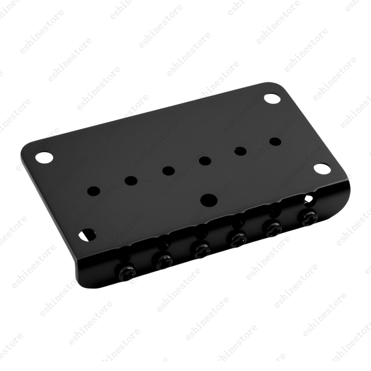 6 String 78mm Guitar Roller Bridge Fixed Hardtail Bridge Top Load Tailpiece